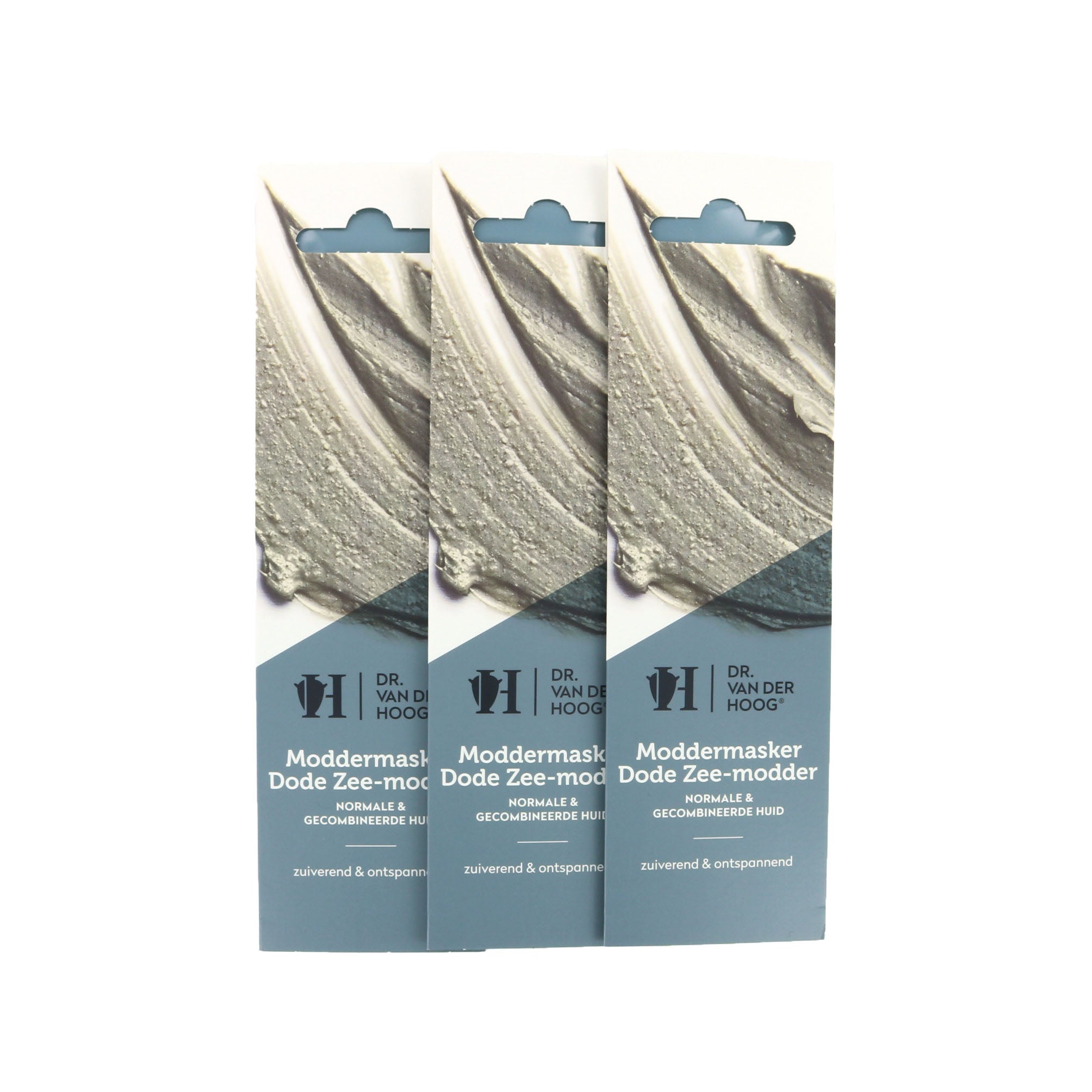 Dr. van der Hoog Moddermasker Dode Zee-modder - Normale & Gecombineerde Huid (3 Stuks)