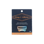 Gillette King C. Neck Razor Blades - 3 pieces