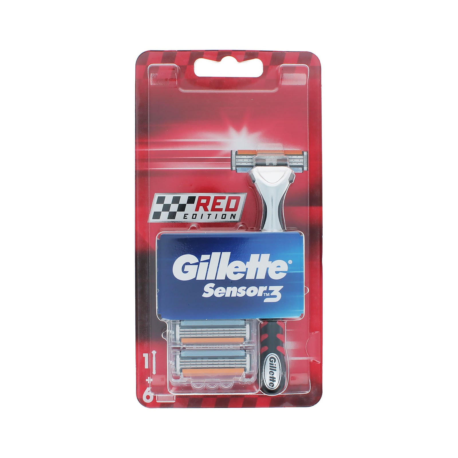Gillette Sensor 3 Shaving Set - Red Edition