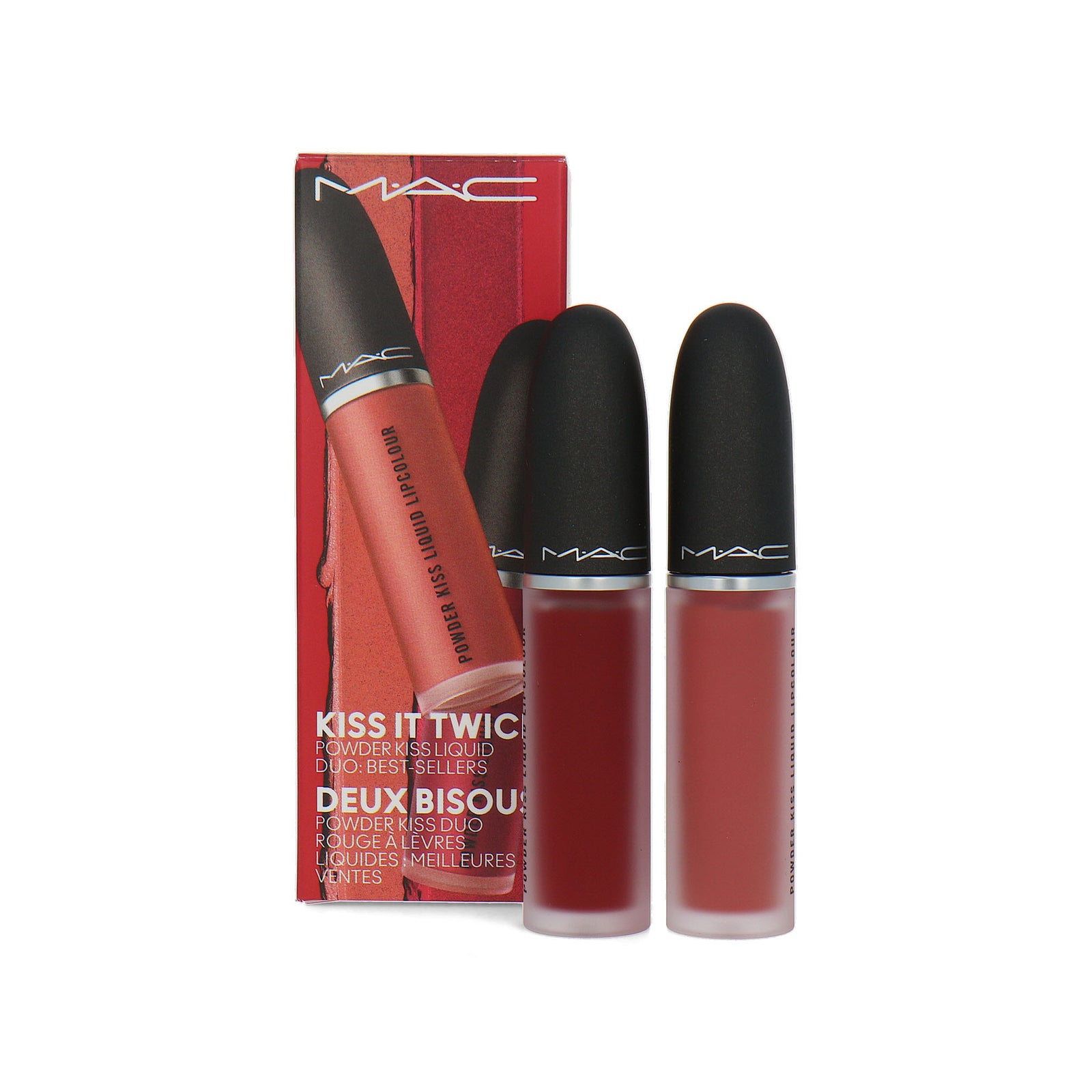 MAC Cosmetics Kiss It Twice Powder Kiss Liquid Lipstick Duo - 989-995