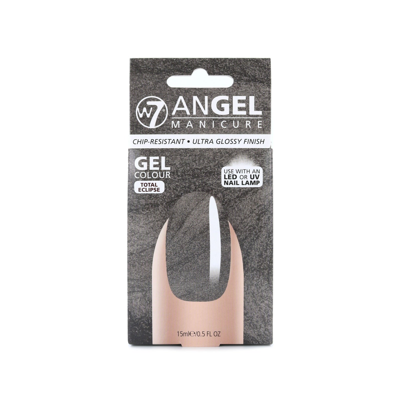 W7 Angel Manicure Gel UV Nagellak - Total Eclipse