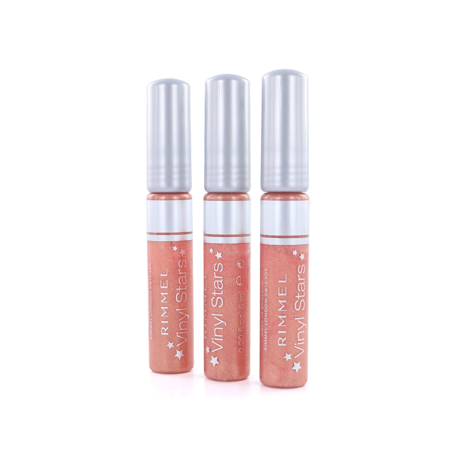 Rimmel Vinyl Stars Lipgloss - 180 Star Kissed (set van 3)