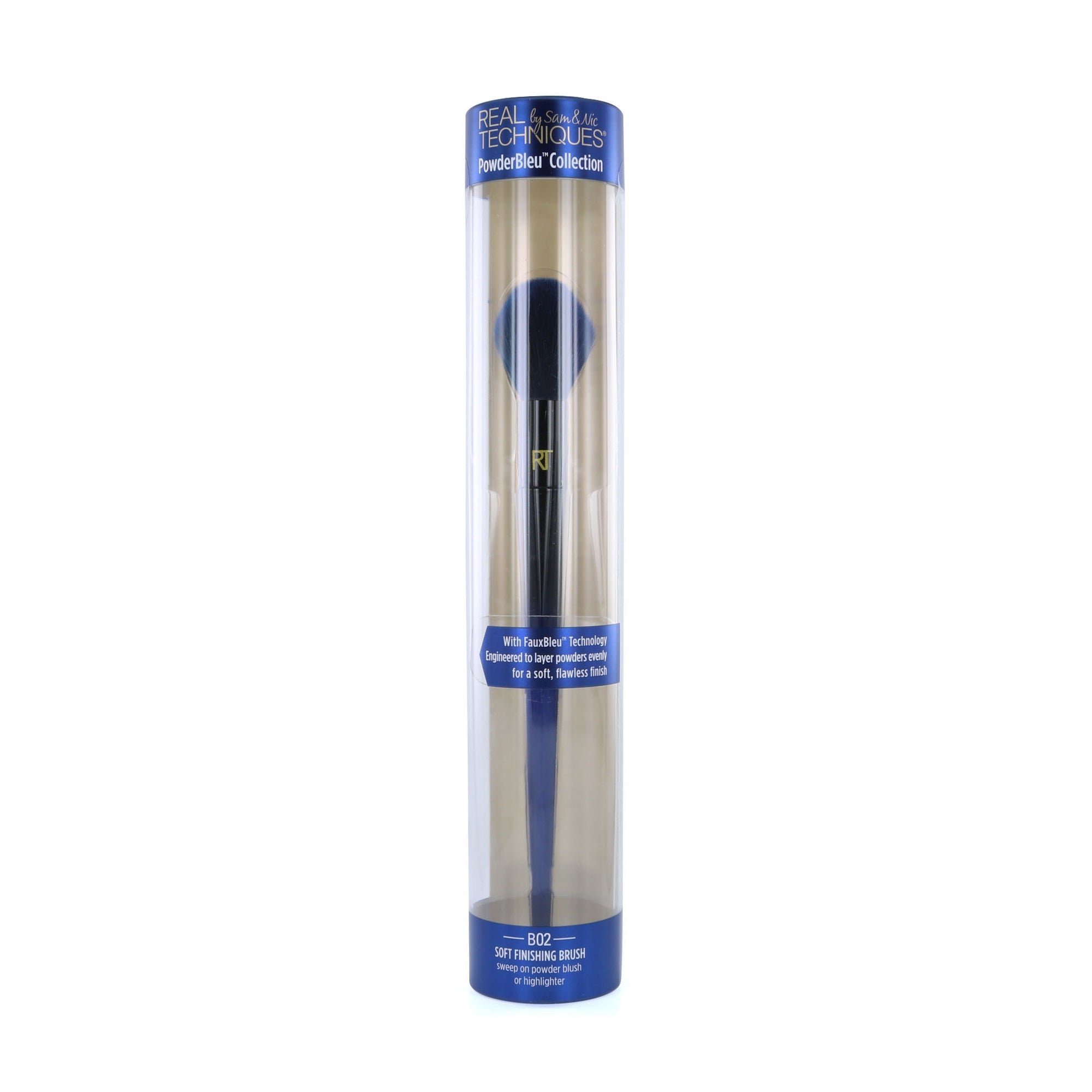 Real Techniques PowderBleu Collection - B02 Soft Finishing Brush