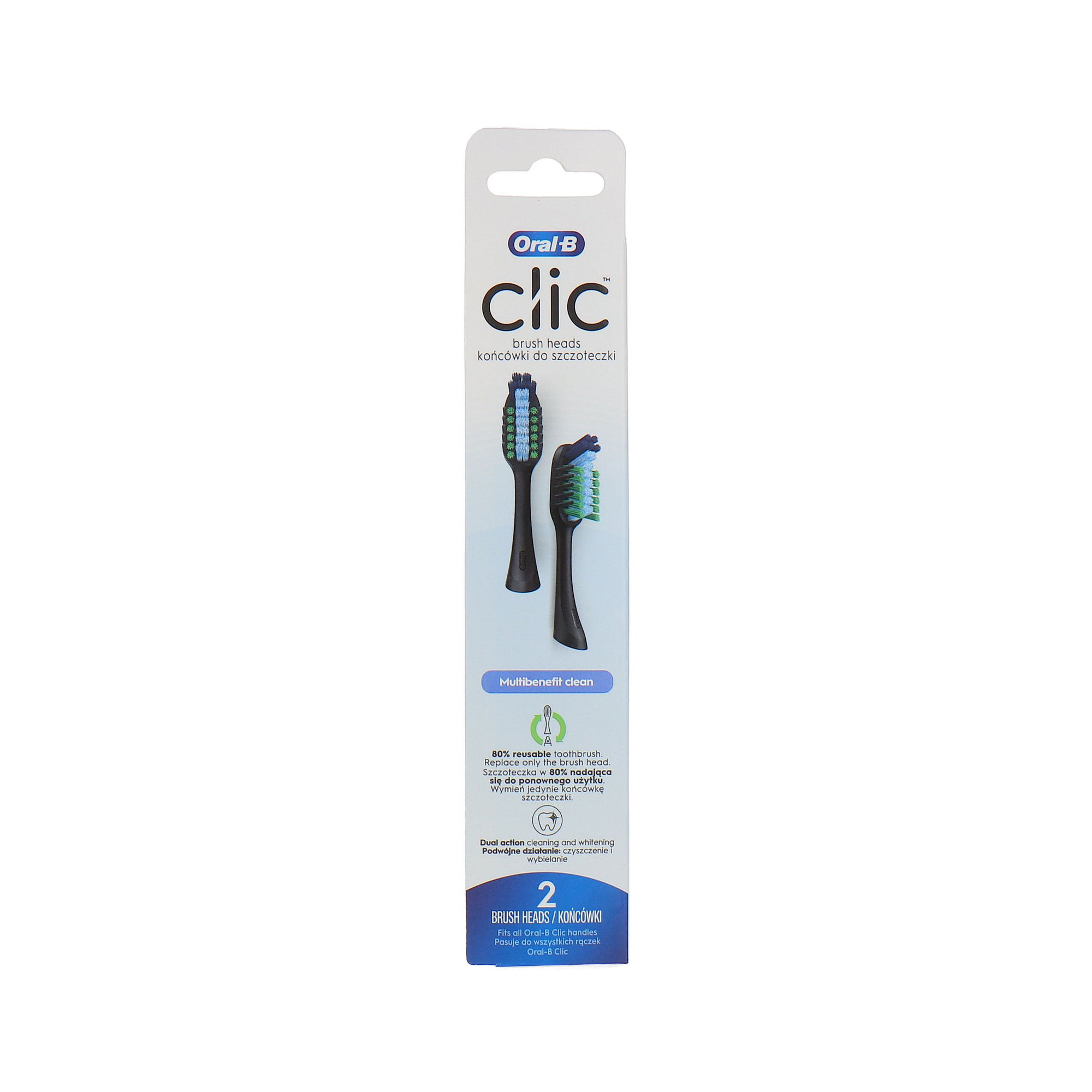 Oral-B CLIC Brush Heads - set van 2