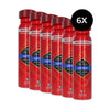 Old Spice Deodorant-Body Spray Captain - 6 x 150 ml