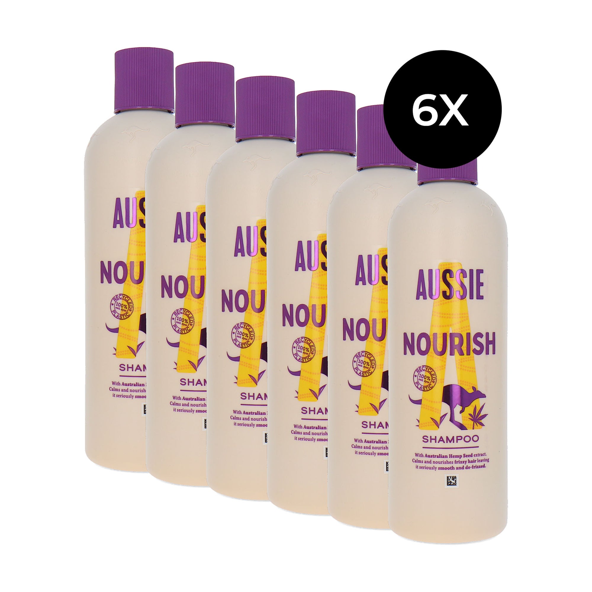 Aussie Nourish Shampoo - 6 x 300 ml
