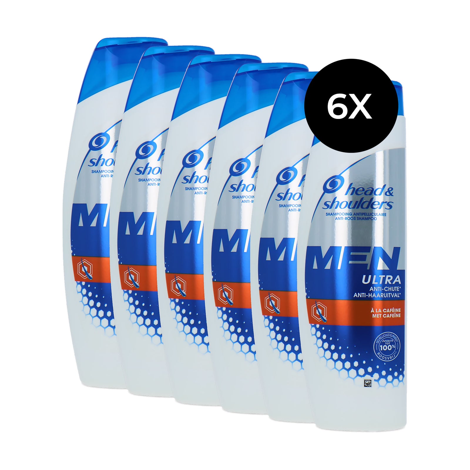Head & Shoulders Men Ultra Anti-Hairloss Shampoo - 6 x 250 ml