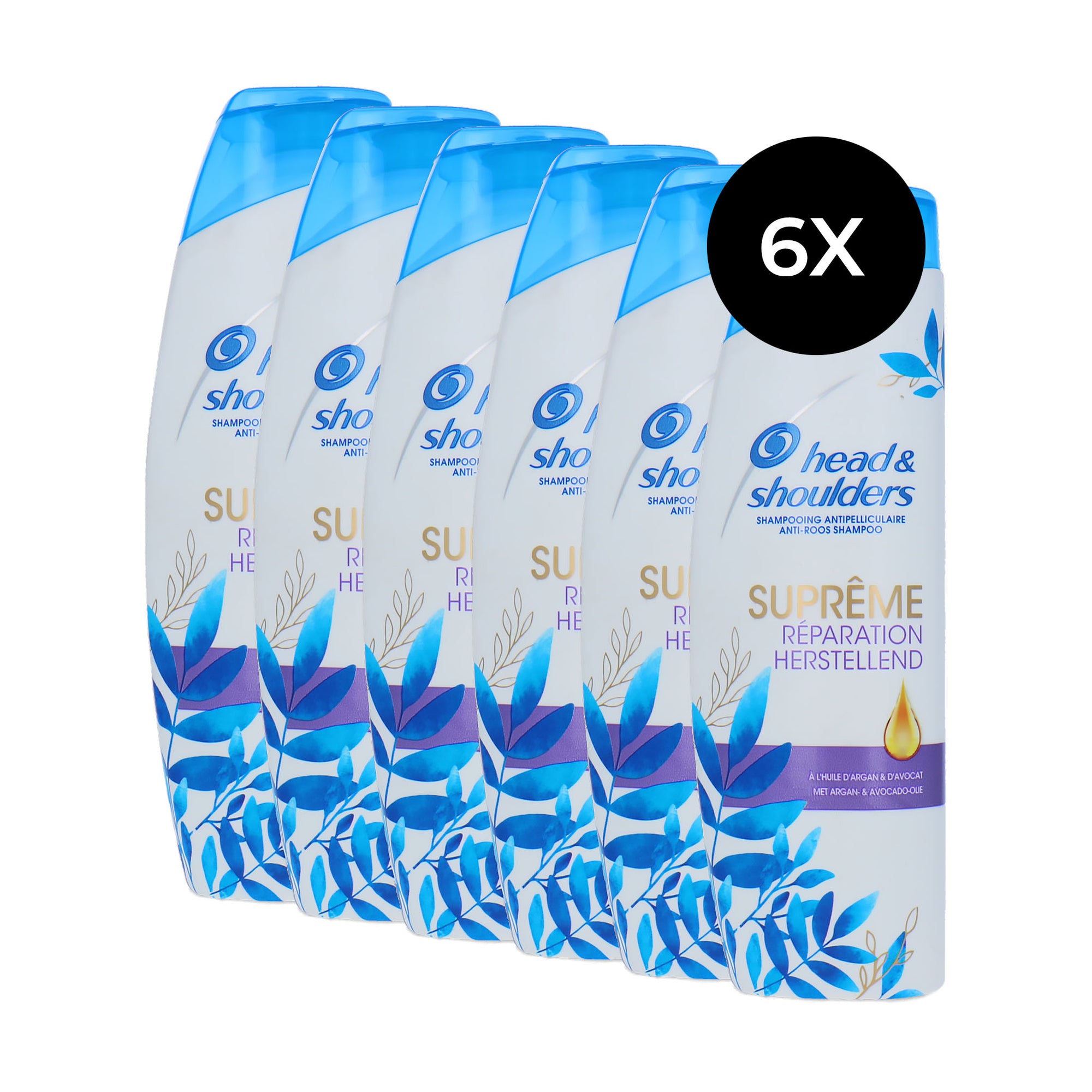 Head & Shoulders Suprême Restoring Shampoo - 6 x 250 ml