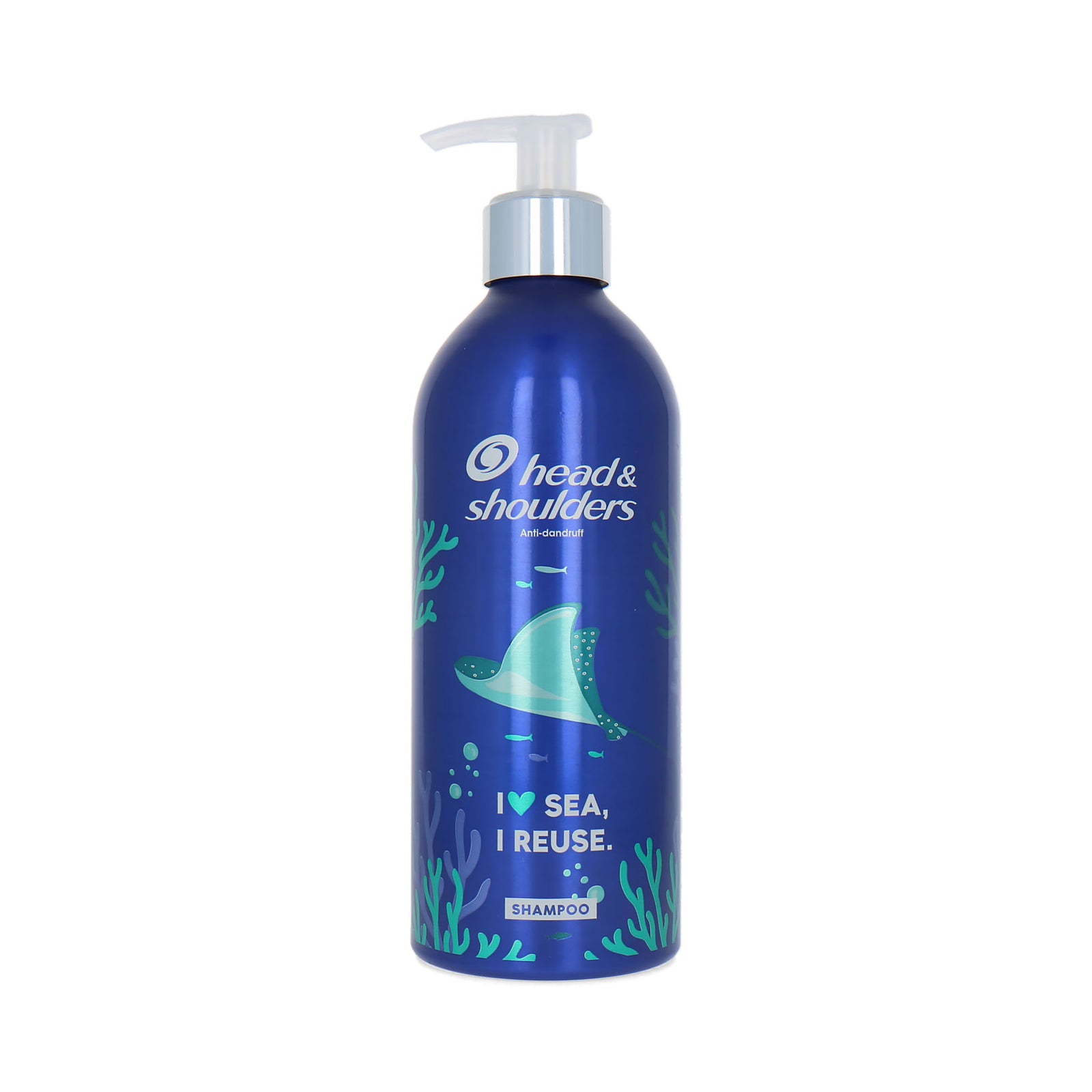Head & Shoulders Classic Clean I Love Sea, I Reuse Refillable Shampoo - 430 ml