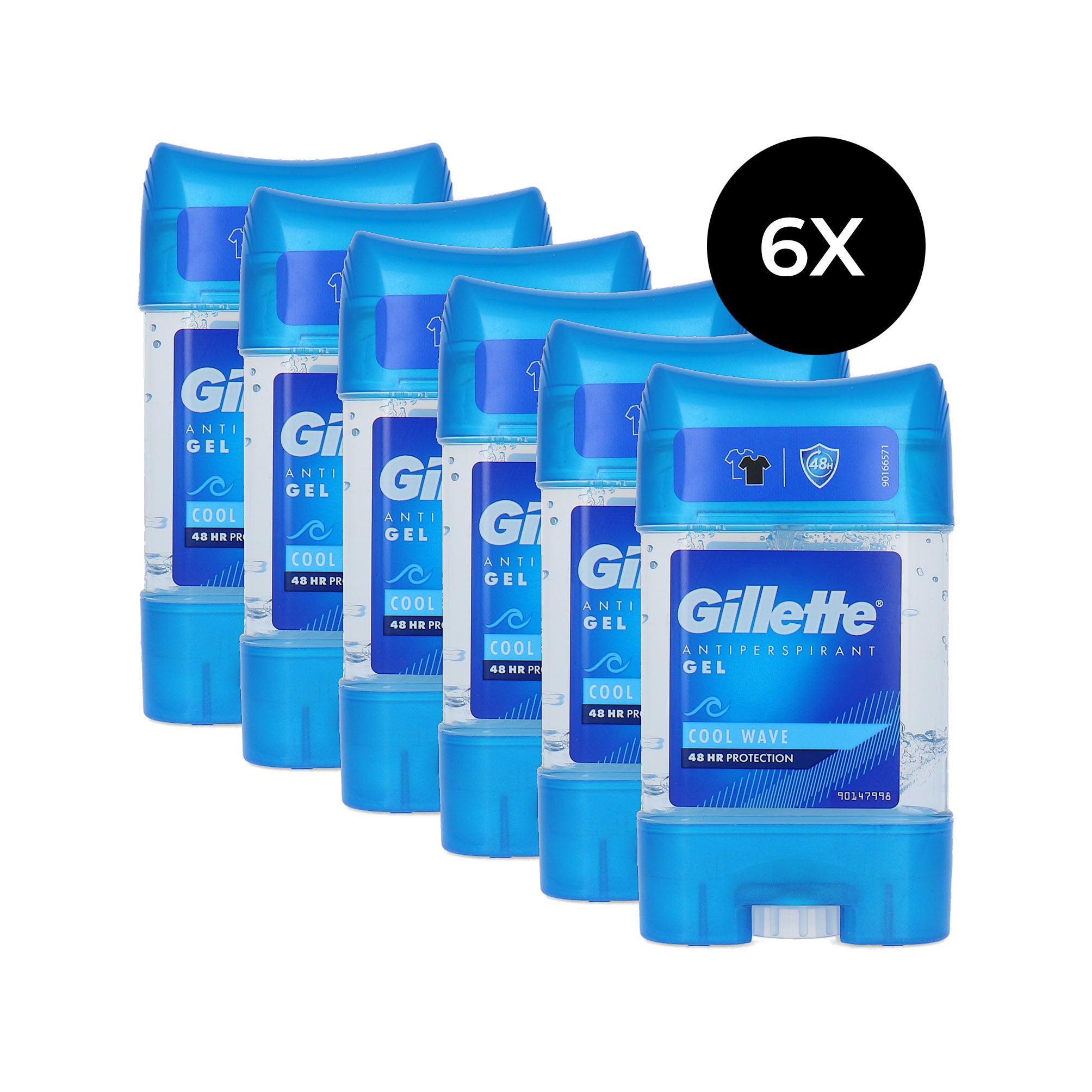 Gillette Cool Wave Deo Stick – 6 x 70 ml