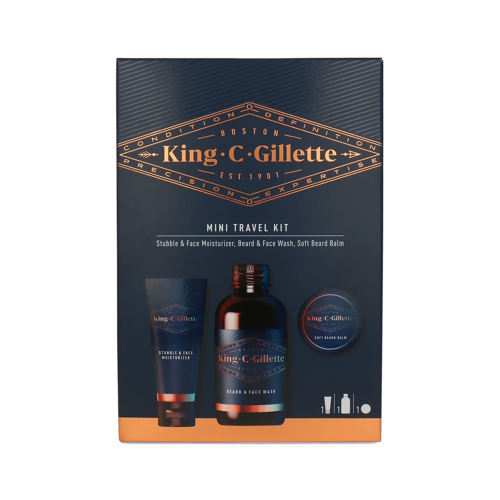 Gillette King C Mini Travel Kit