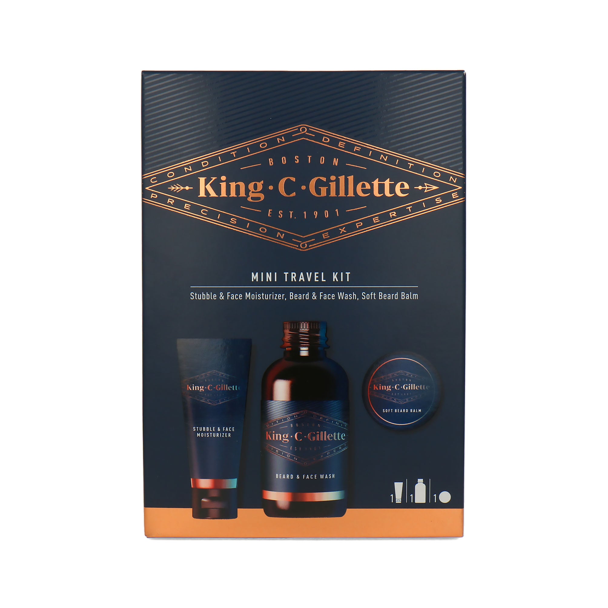 Gillette King C Mini Travel Kit
