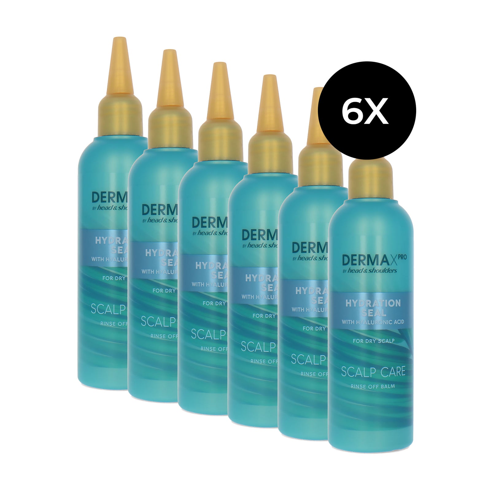 Head & Shoulders DermaXPro Hydration Seal Scalp Care Rinse Off Balm - 6 x 145 ml