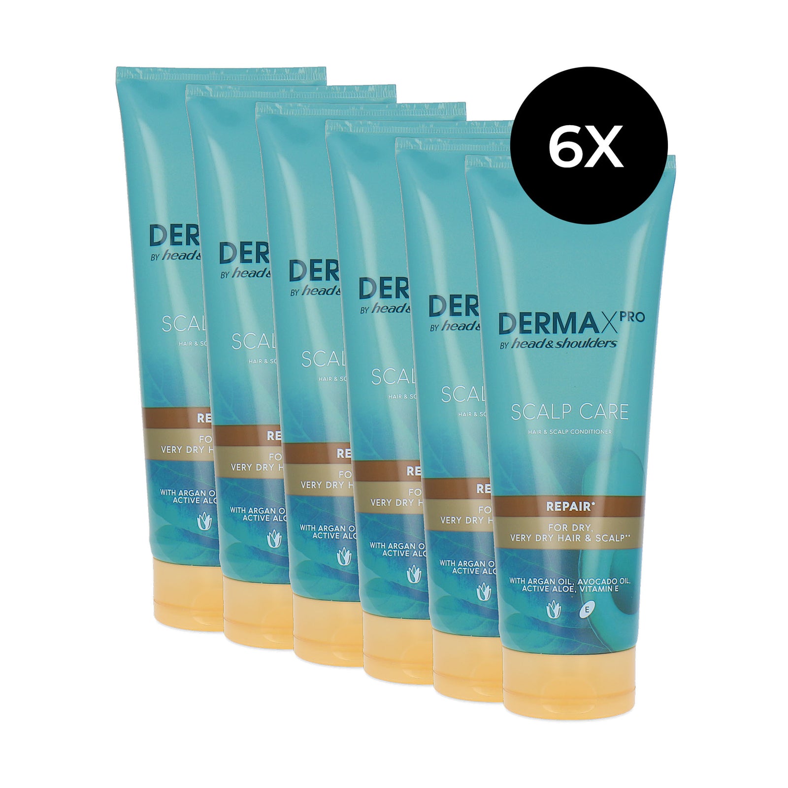 Head & Shoulders DermaXPro Scalp Care Repair Conditioner - 6 x 220 ml