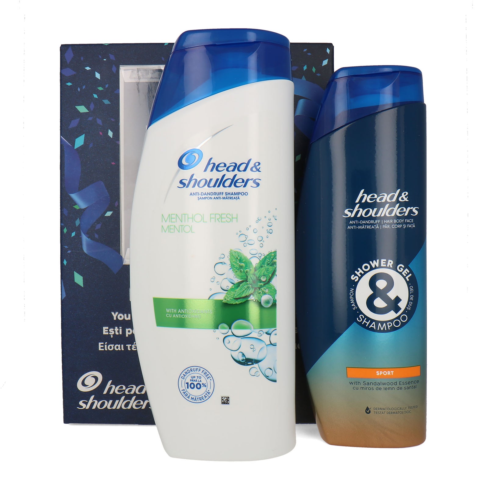 Head & Shoulders Hey Handsome Cadeauset - Mentol Fresh-Sport