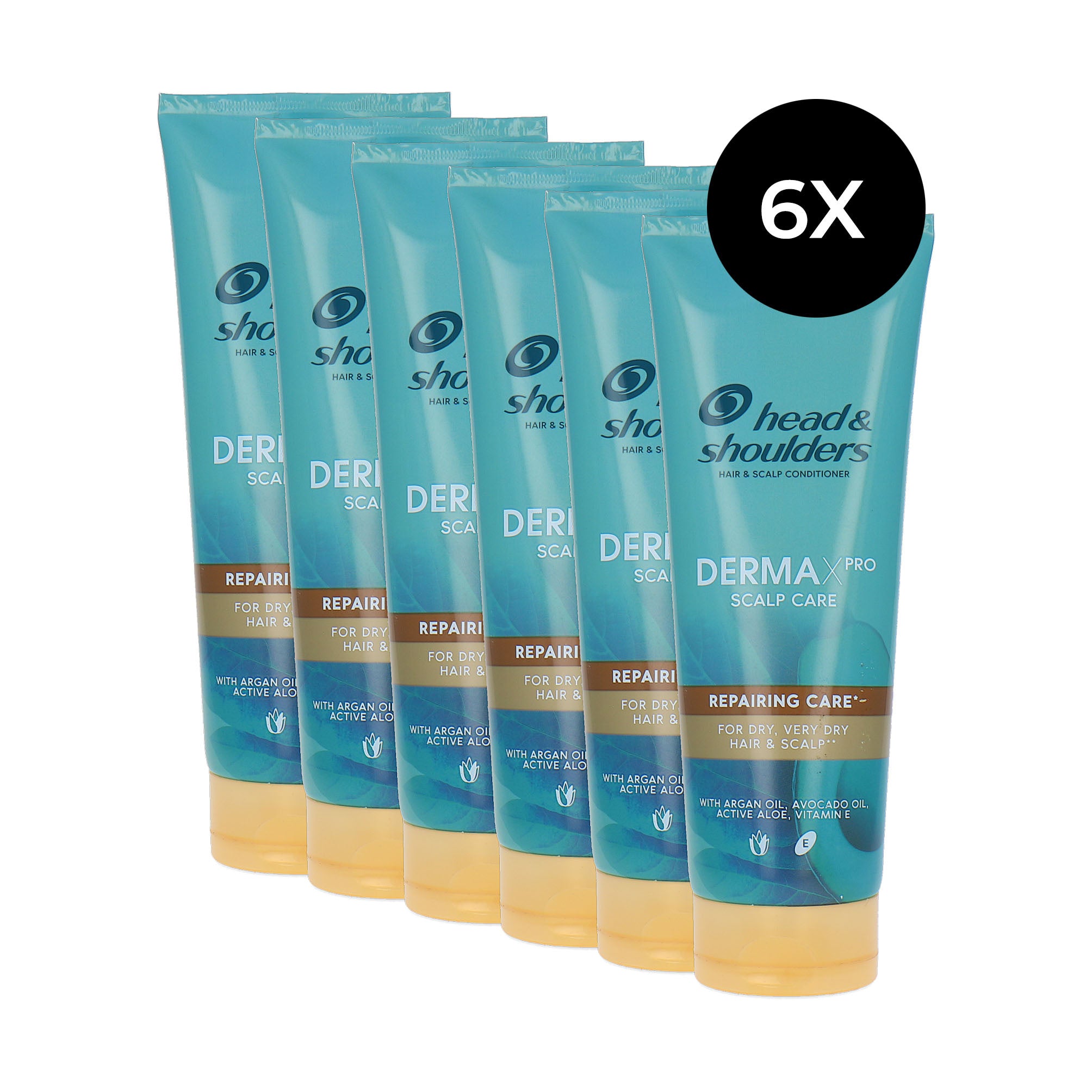 Head & Shoulders DermaXPro Scalp Care Reparing Care Conditioner - 6 x 200 ml