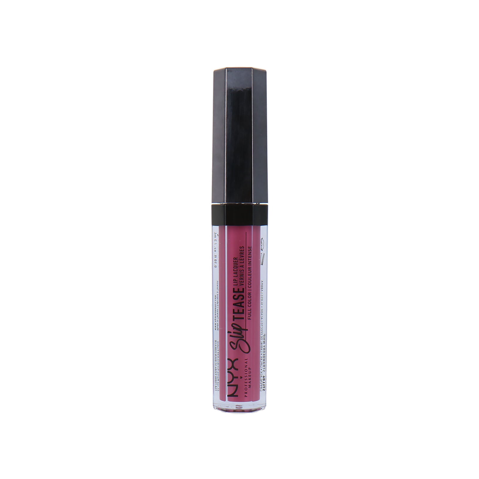 NYX Slip Tease Full Color Lip Lacquer - Strawberry Whip