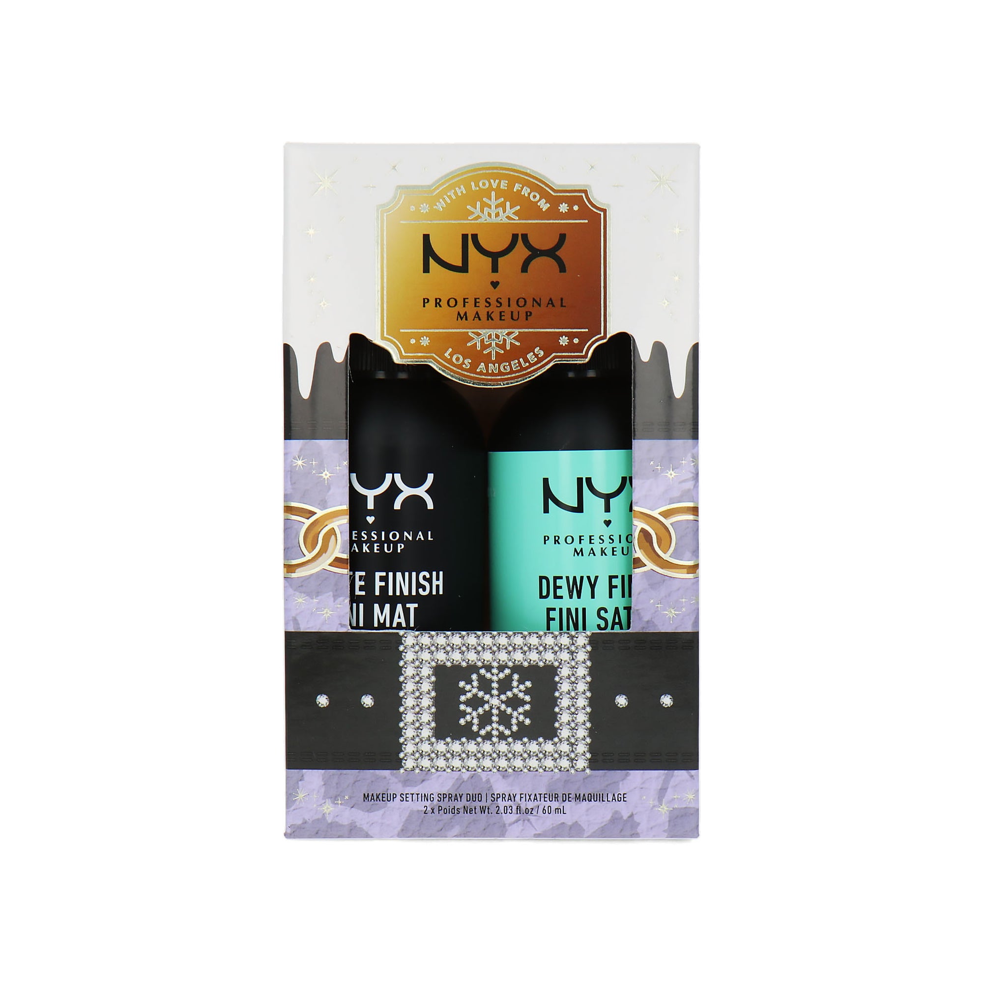 NYX Setting Spray Duo Matte & Dewy Finish - 2 x 60 ml