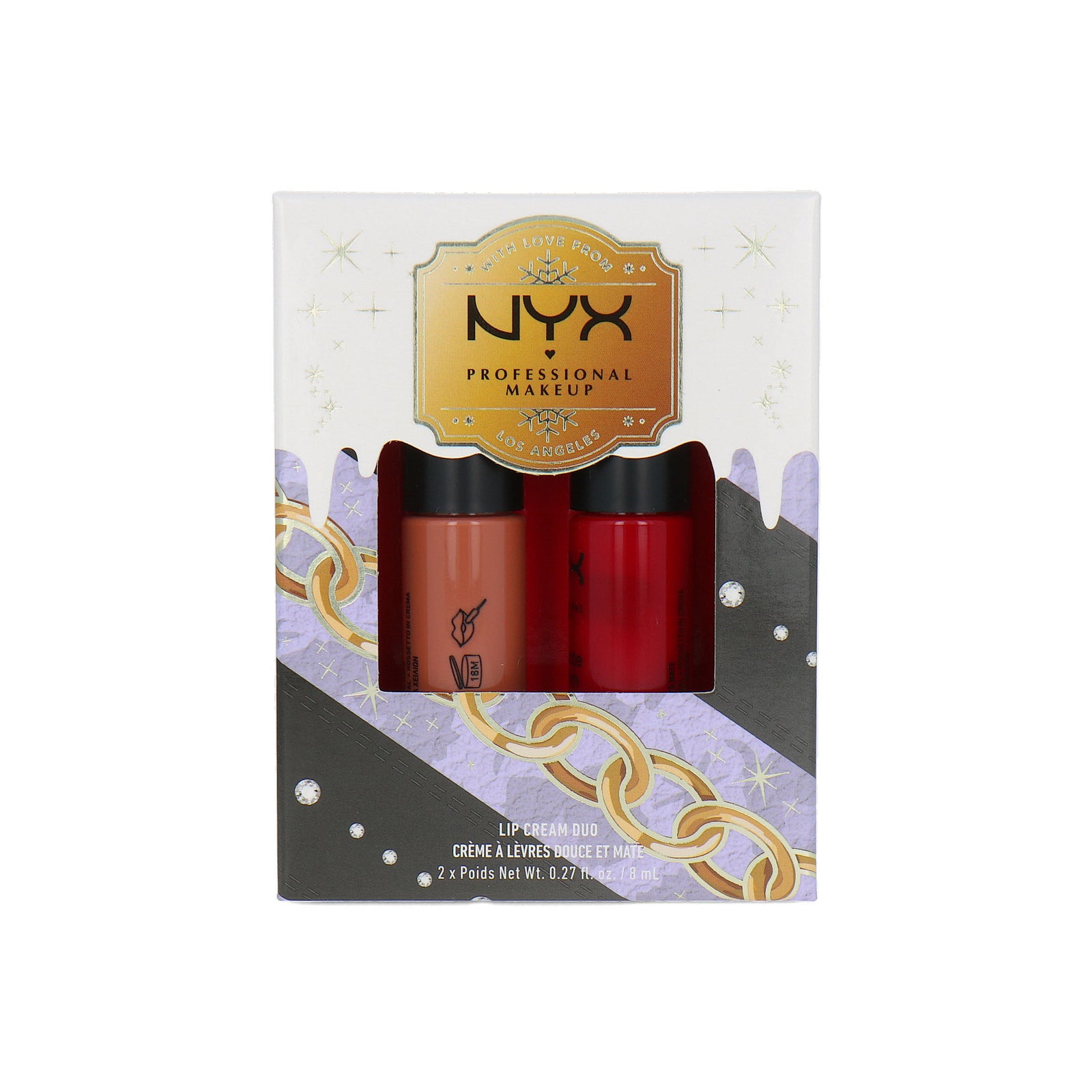 NYX Lip Cream Duo Abu Dhabi - Monte Carlo - 2 x 8 ml