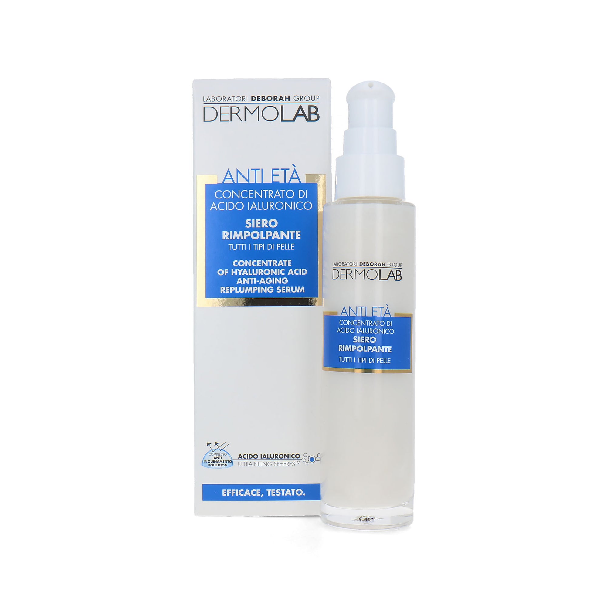 Deborah Milano DermoLAB Hyaluronic Acid Anti-Aging Replumping Serum - 50 ml