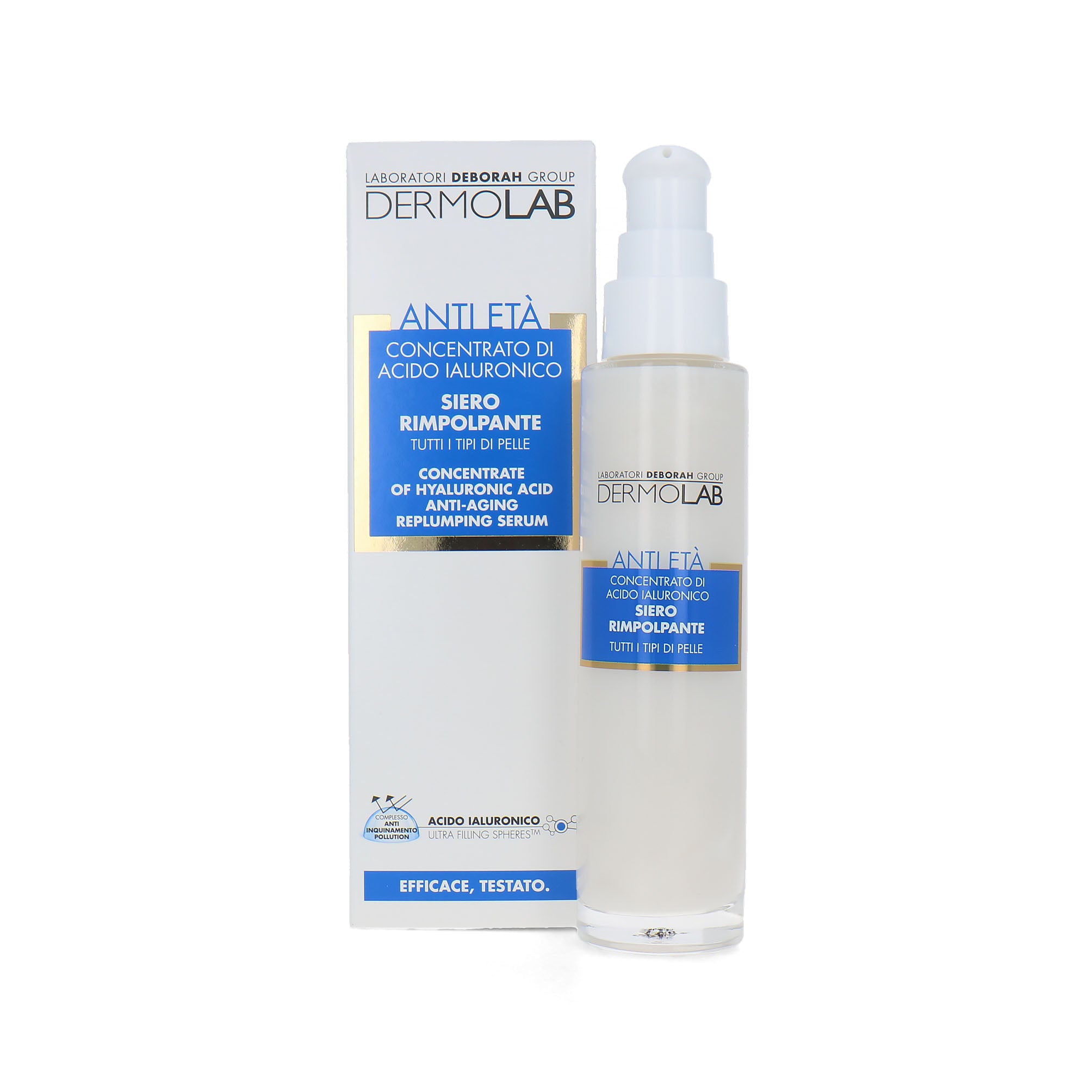 Deborah Milano DermoLAB Hyaluronic Acid Anti-Aging Replumping Serum - 50 ml