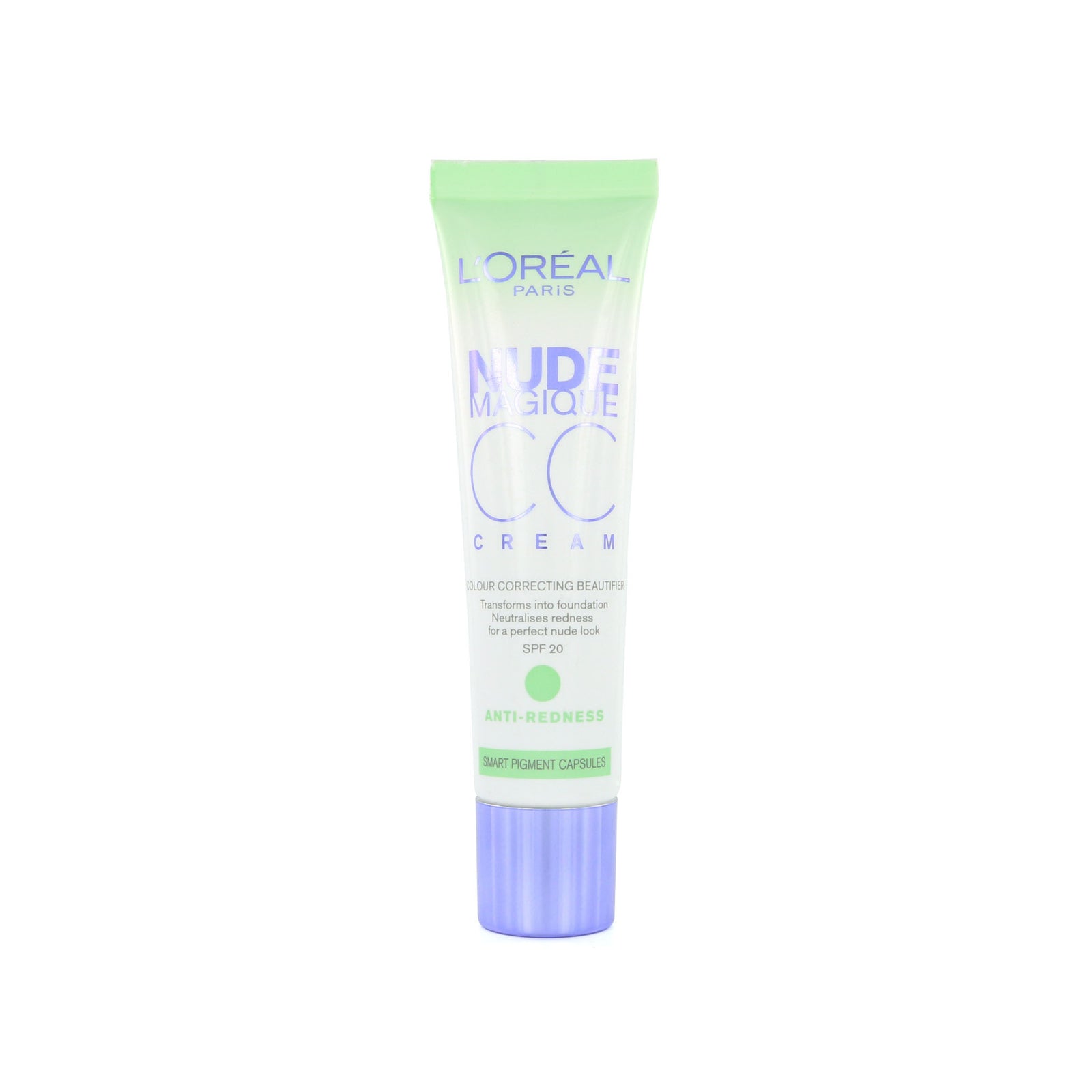 L'Oréal Nude Magique CC Cream - Anti-Redness (paarse dop)
