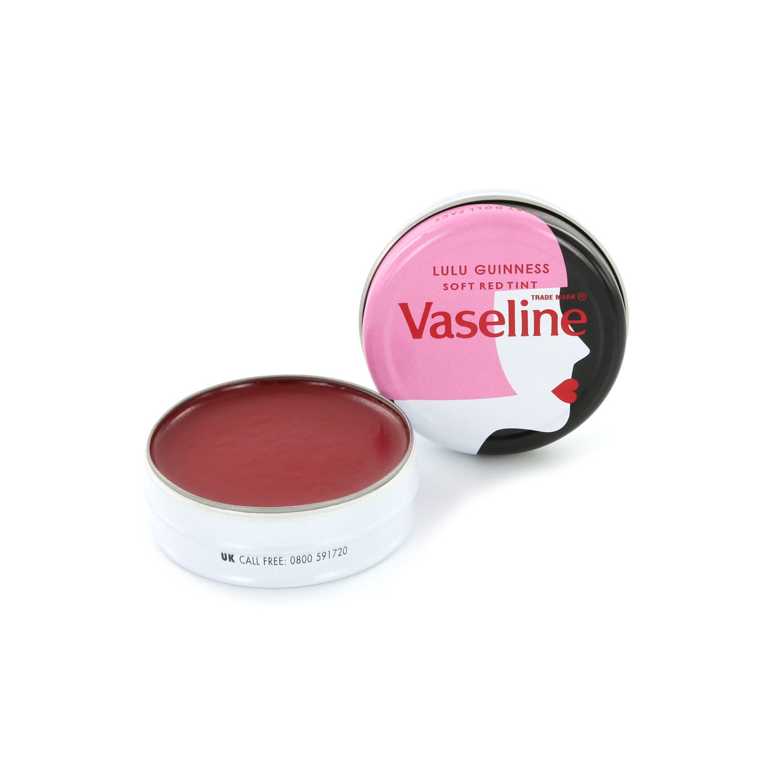 Vaseline Lip Balm Lulu Guinness Soft Red Tint (2 Stuks)