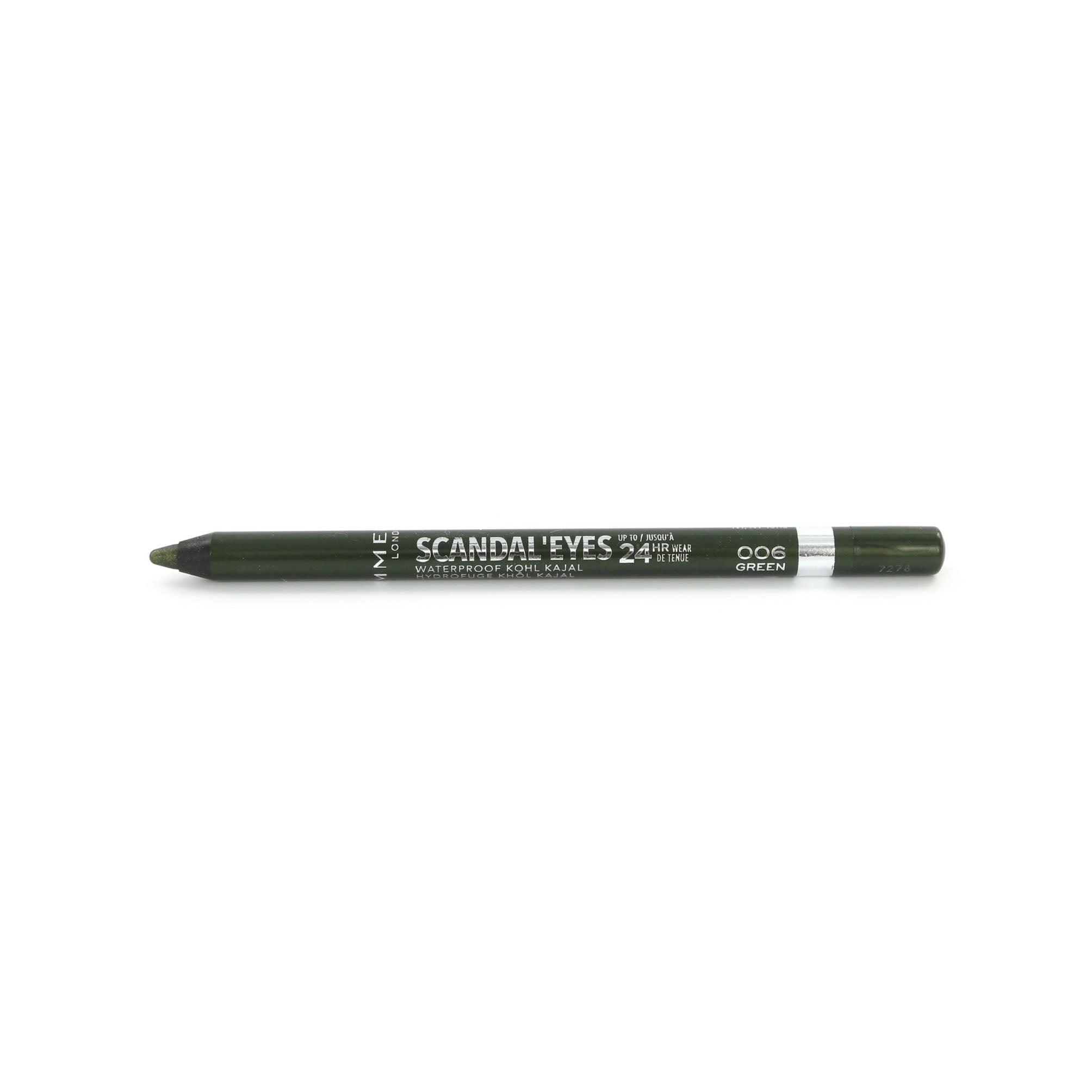 Rimmel ScandalEyes Kohl Kajal Waterproof Oogpotlood - 006 Green