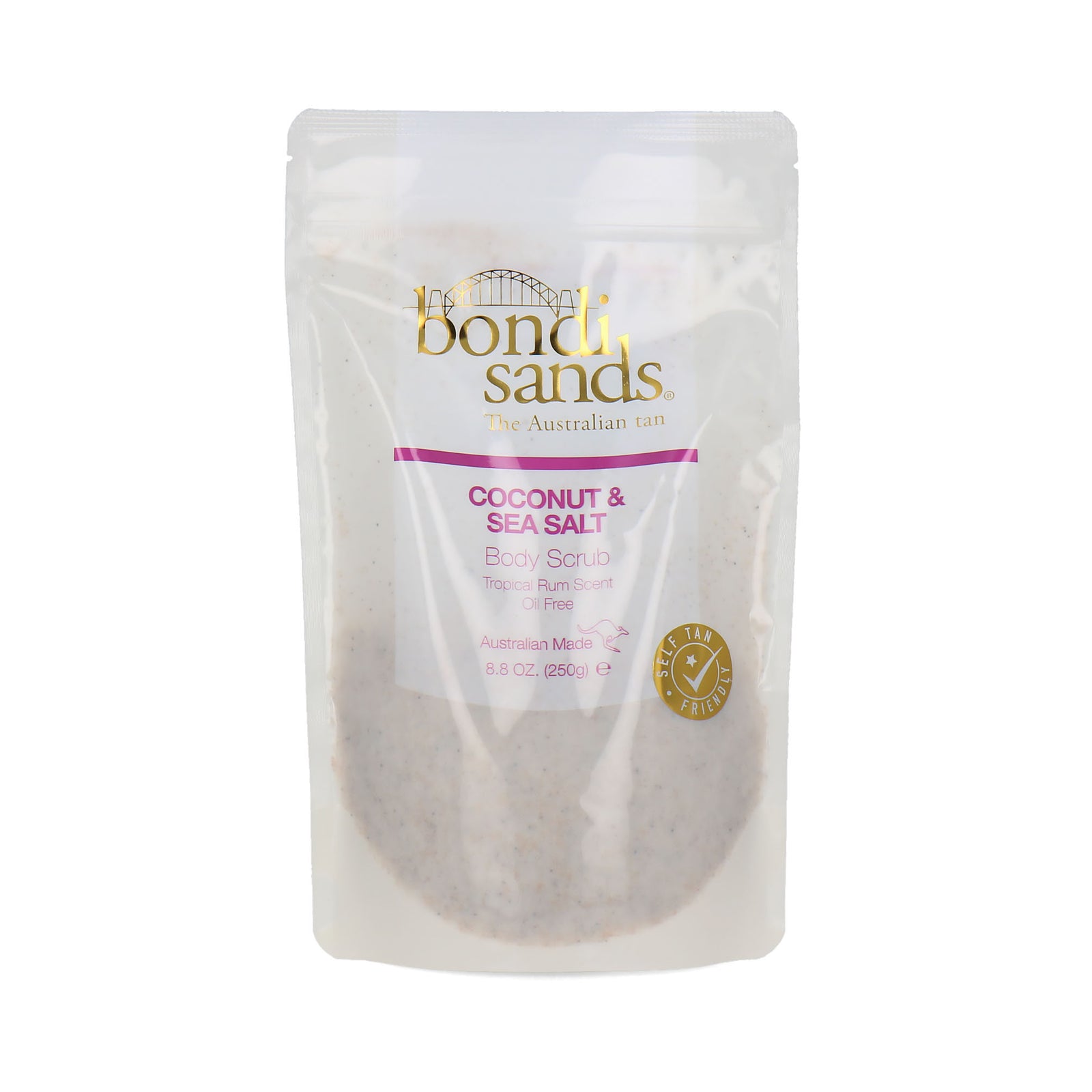 Bondi Sands Coconut & Sea Salt Body Scrub 250 g - Tropical Rum Scent