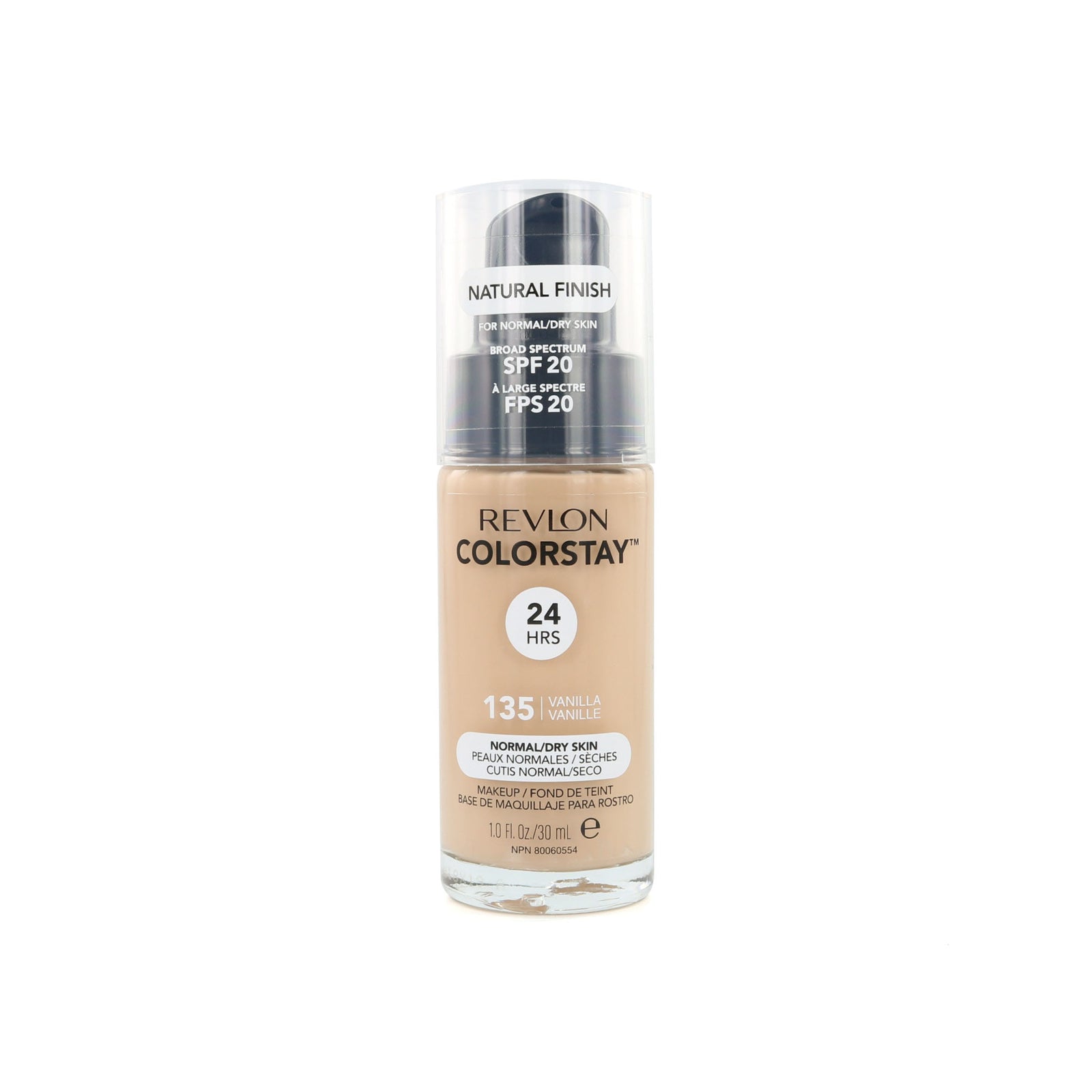 Revlon Colorstay Natural Finish Foundation - 135 Vanilla (Normal/Dry Skin)