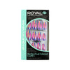 Royal 24 Coffin Glue-On Nail Tips - Reflective Mood (met nagellijm)