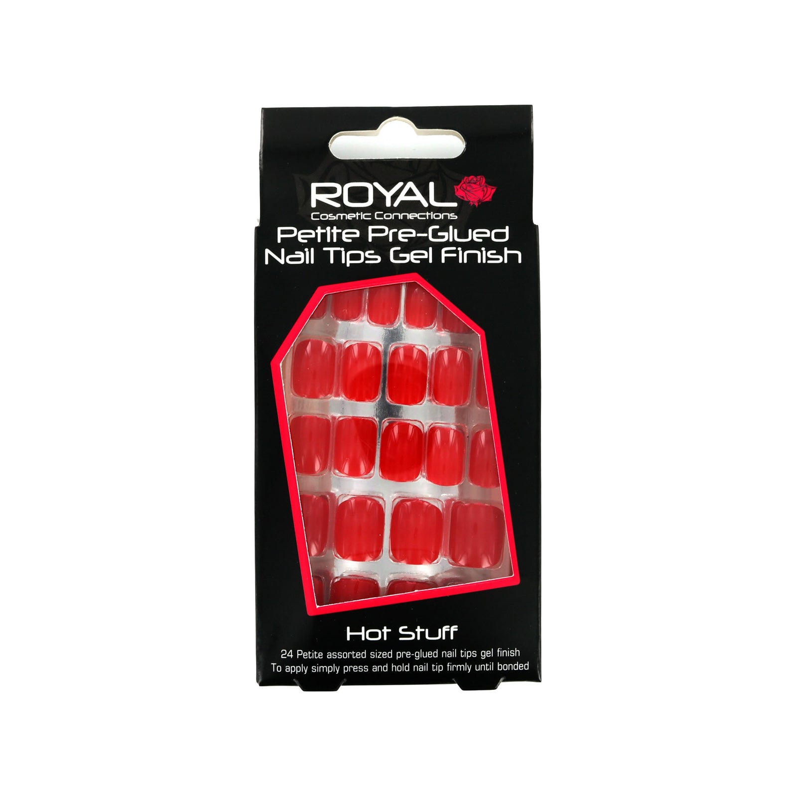 Royal Petite Pre-Glued Nail Tips - Hot Stuff