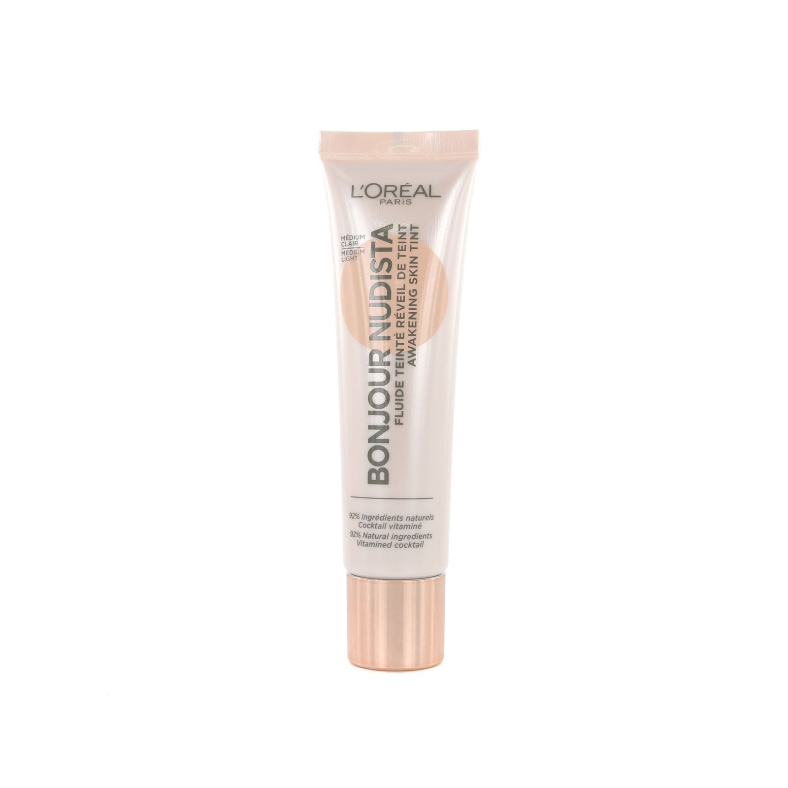 L'Oréal Bonjour Nudista Awakening Skin Tint BB Cream - Medium Light - 30 ml