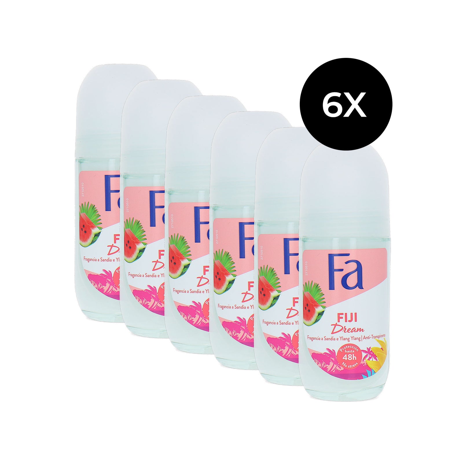 Fa Fiji Dream Deo Roller - 6 x 50 ml