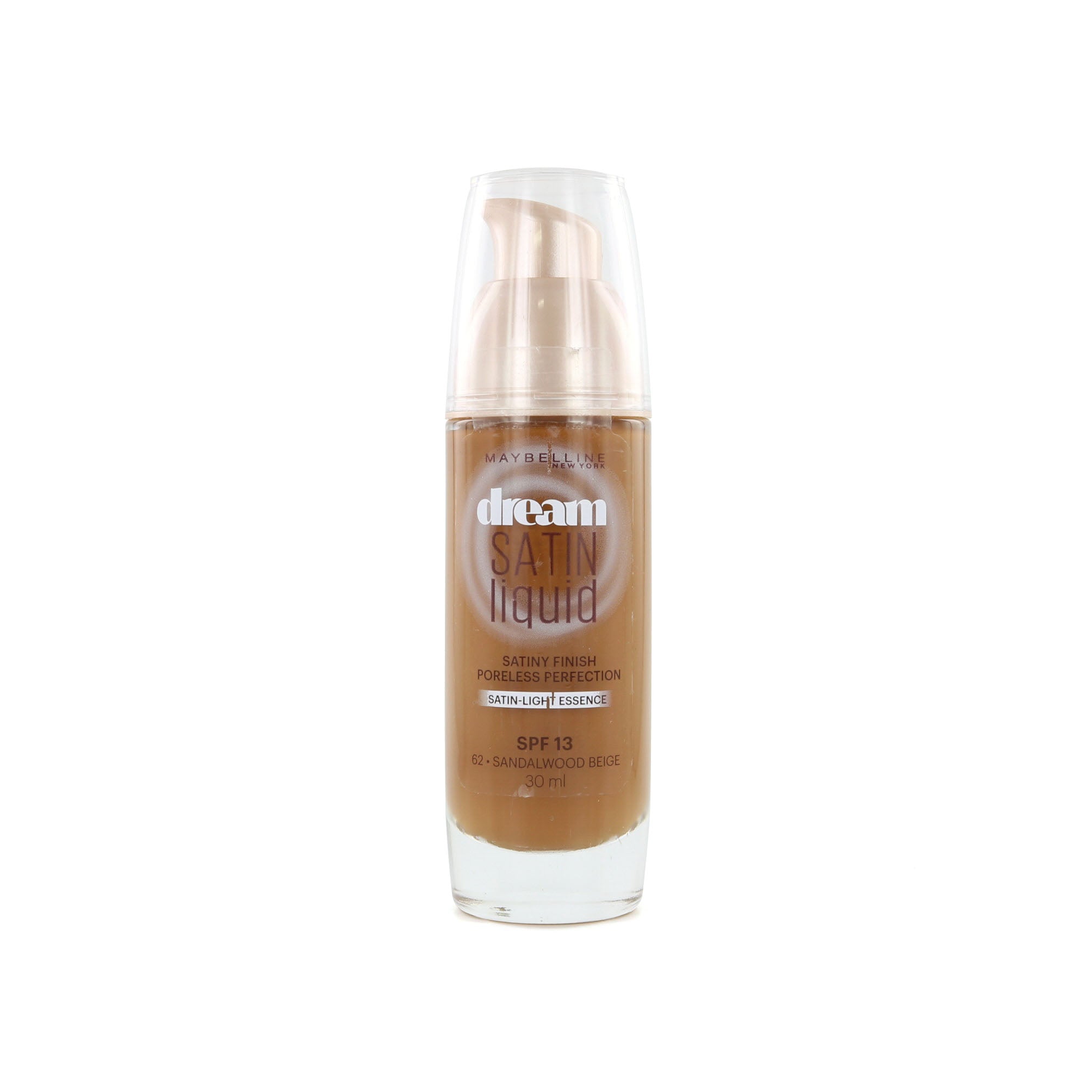 Maybelline Dream Satin Liquid Foundation - 62 Sandalwood Beige