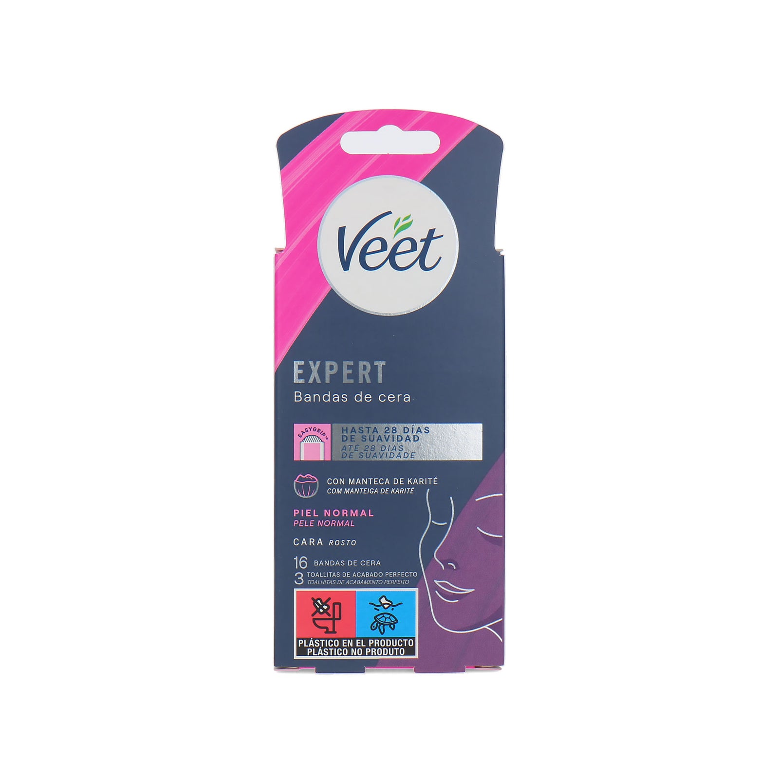 Veet Expert Wachsstreifen Gesicht (16 Streifen)