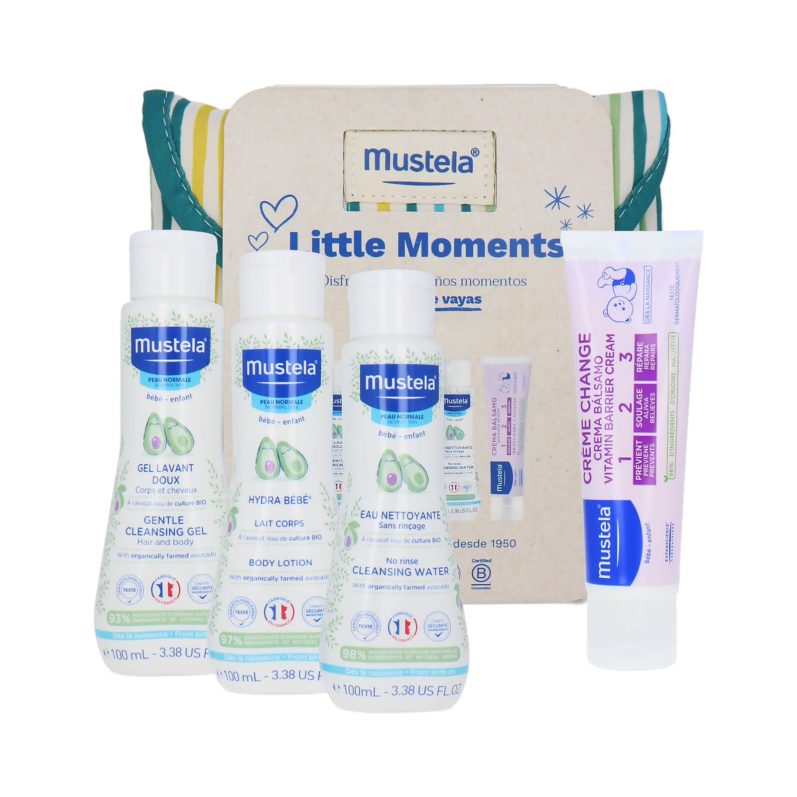 Mustela Little Moments Striped Cadeauset