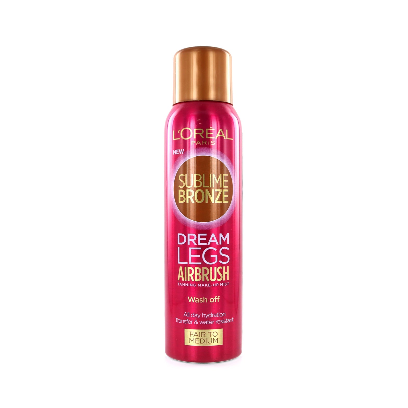 L'Oréal Sublime Bronze Dream Legs Airbrush Tanning Make-up Mist - Fair to Medium