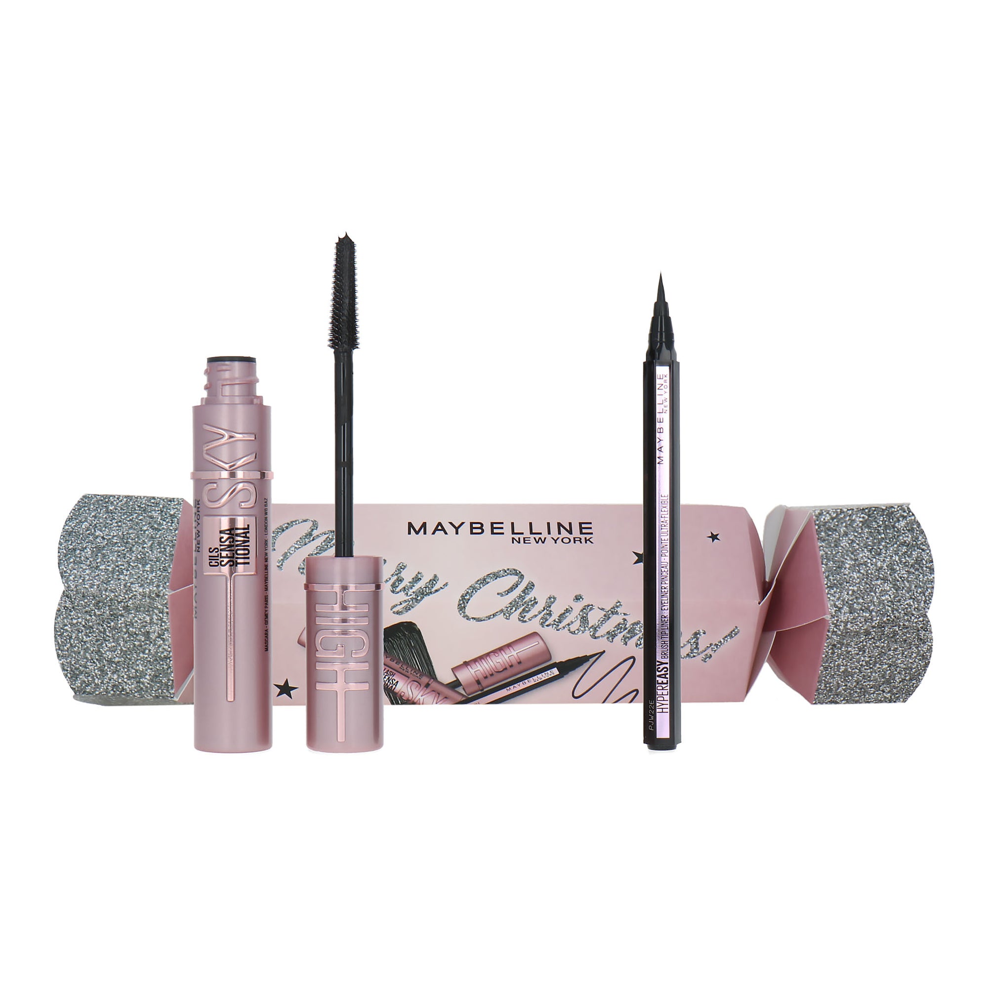 Maybelline Merry Christmas Cadeauset - Sky High Mascara + Hyper Easy Pencil
