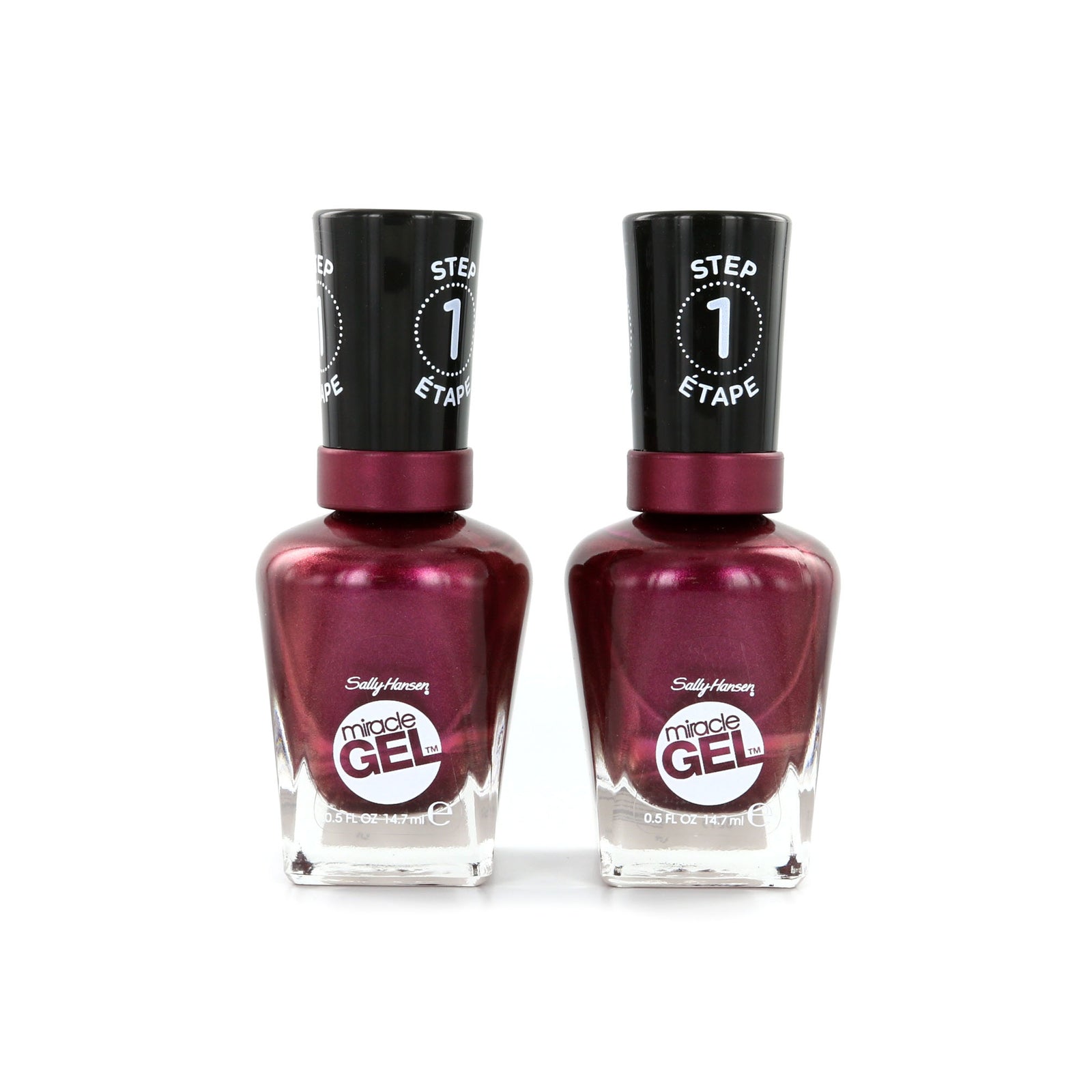 Sally Hansen Miracle Gel Nagellak - 063 Frosted Berries (2 Stuks)