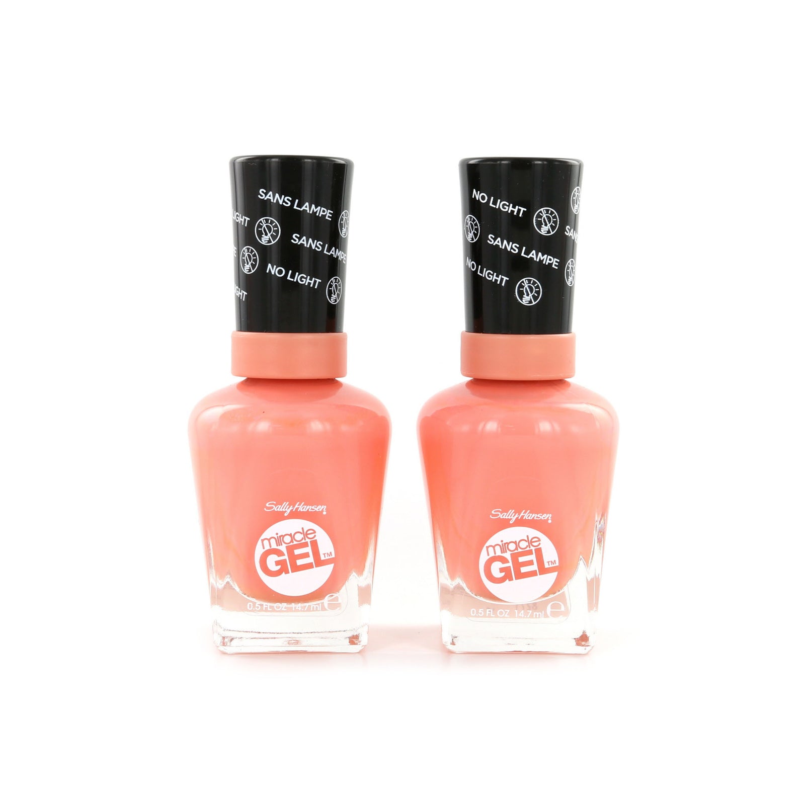 Sally Hansen Miracle Gel Nagellak - 394 Bourbon Belle (2 Stuks)
