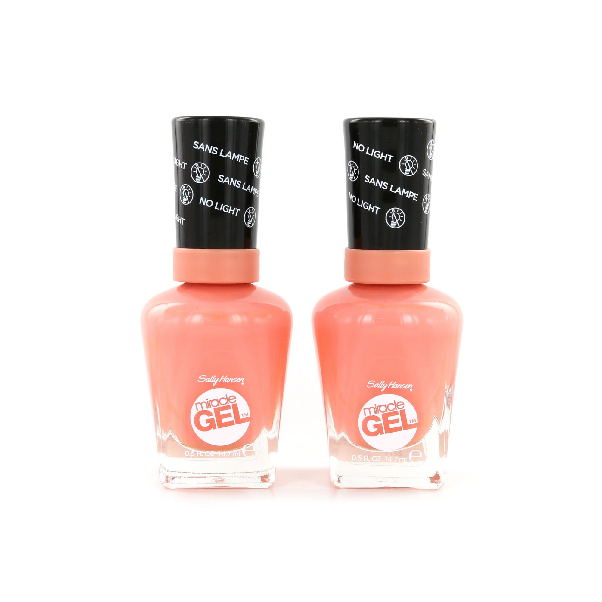 Sally Hansen Miracle Gel Nagellak - 394 Bourbon Belle (2 Stuks)