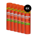 Gillette Fusion Sensitive Shave Gel - 6 x 240 ml