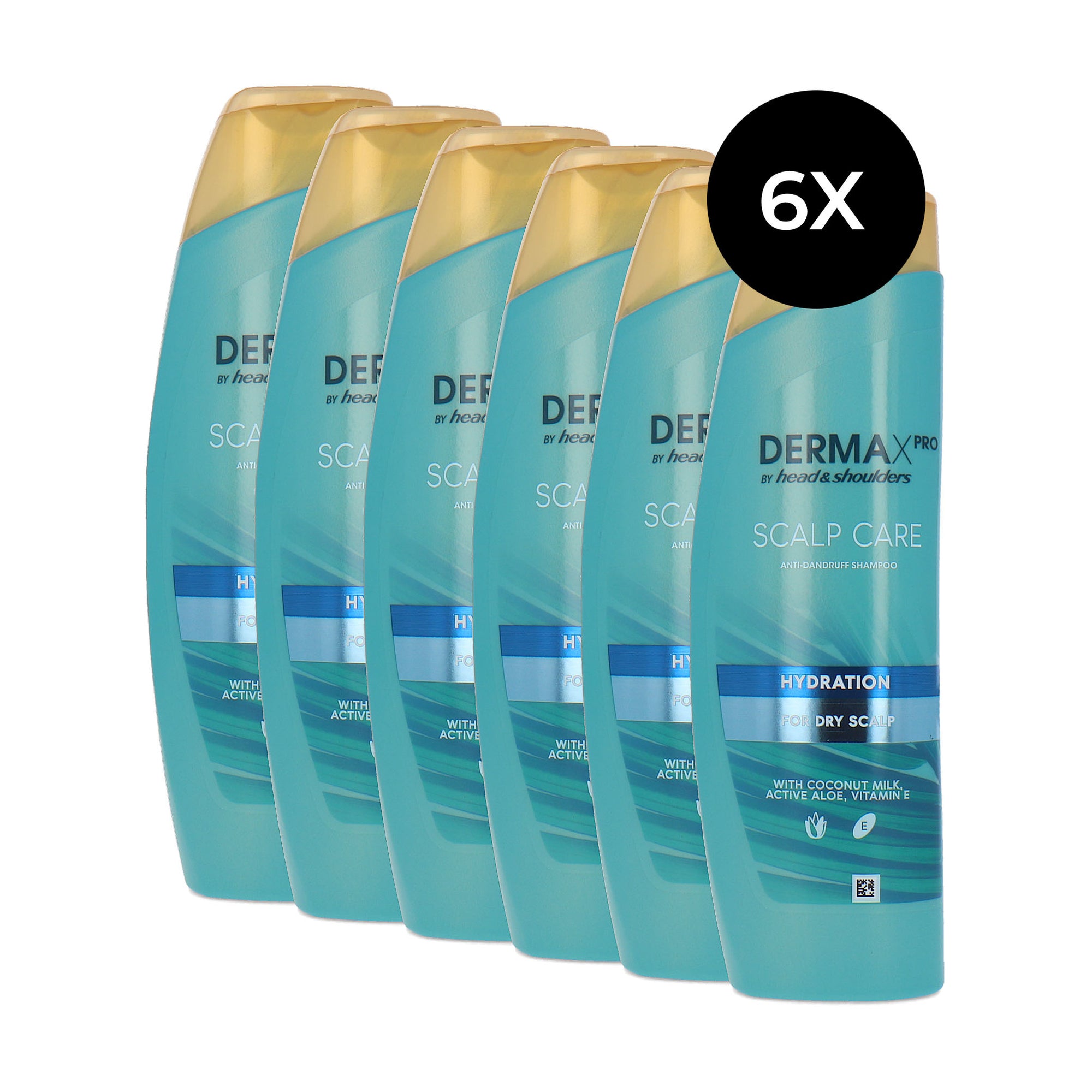 Head & Shoulders DermaXPro Scalp Care Hydration Shampoo - 6 x 250 ml