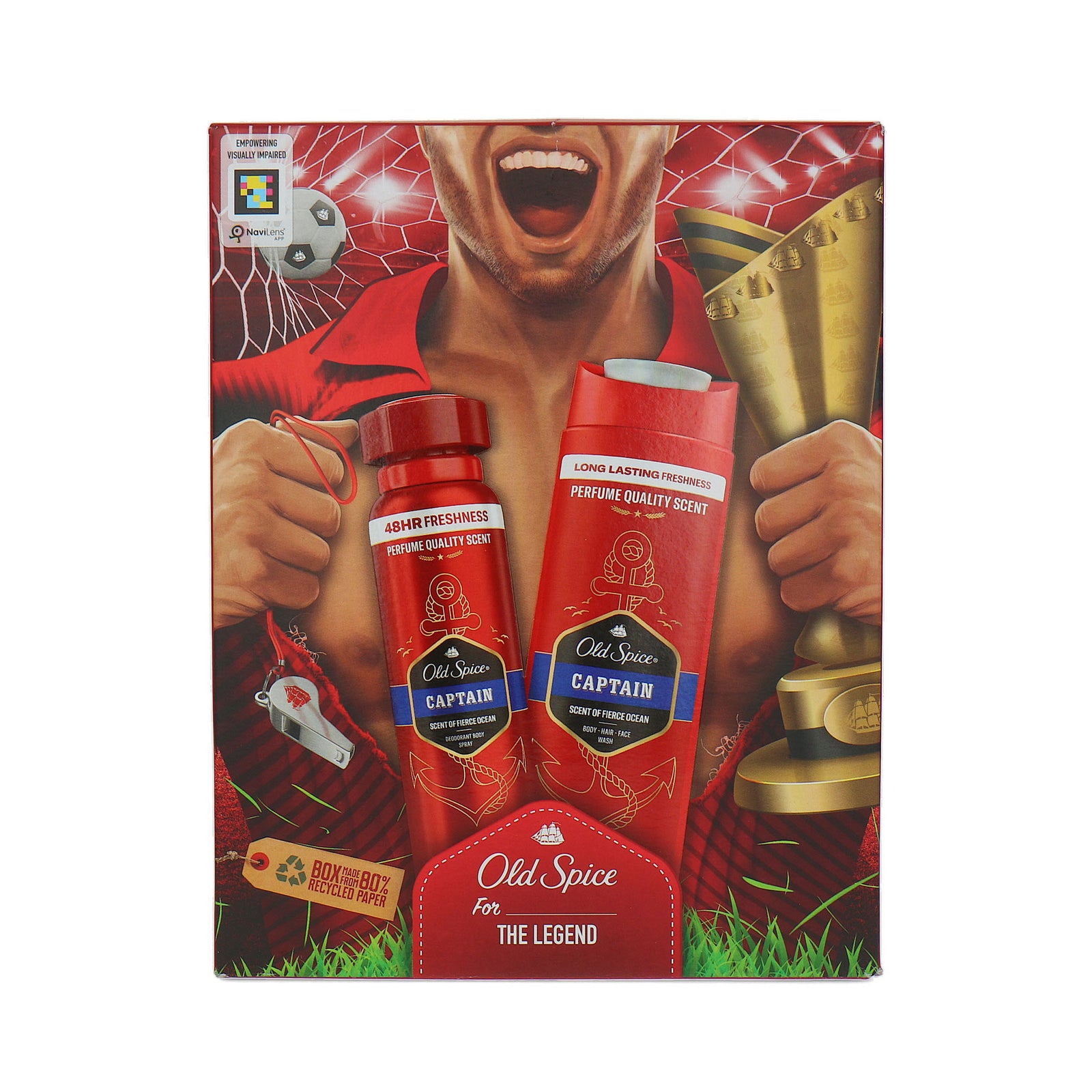 Old Spice For The Legend Captain Deo Spray + Shower - 400 ml