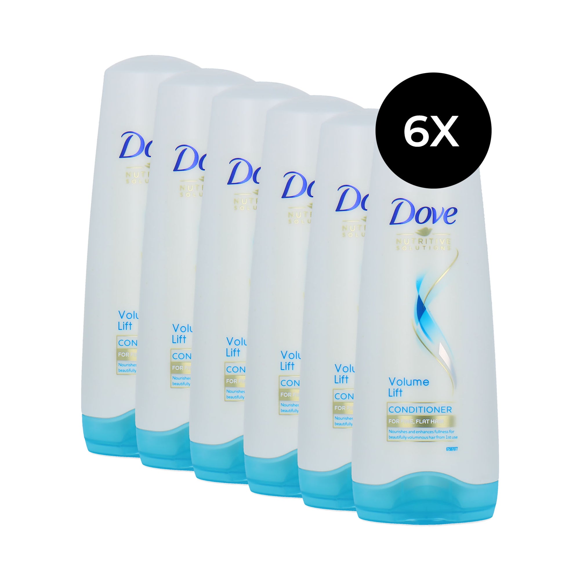 Dove Volume Lift Conditioner - 6 x 200 ml