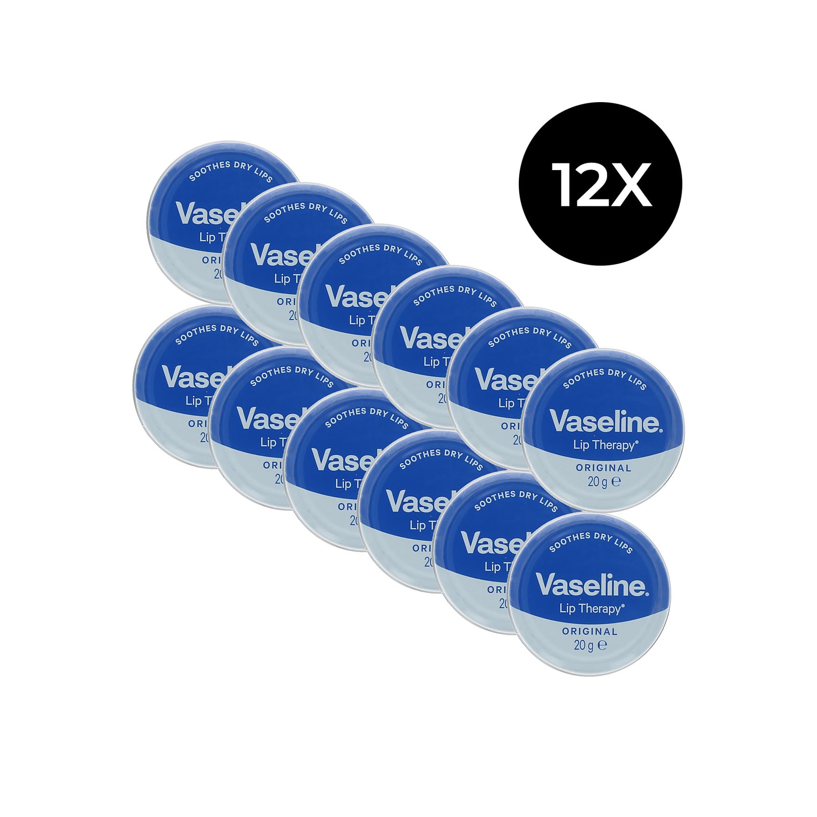 Vaseline Lip Therapy Original Lippenbalsem - 12 x 20 gr