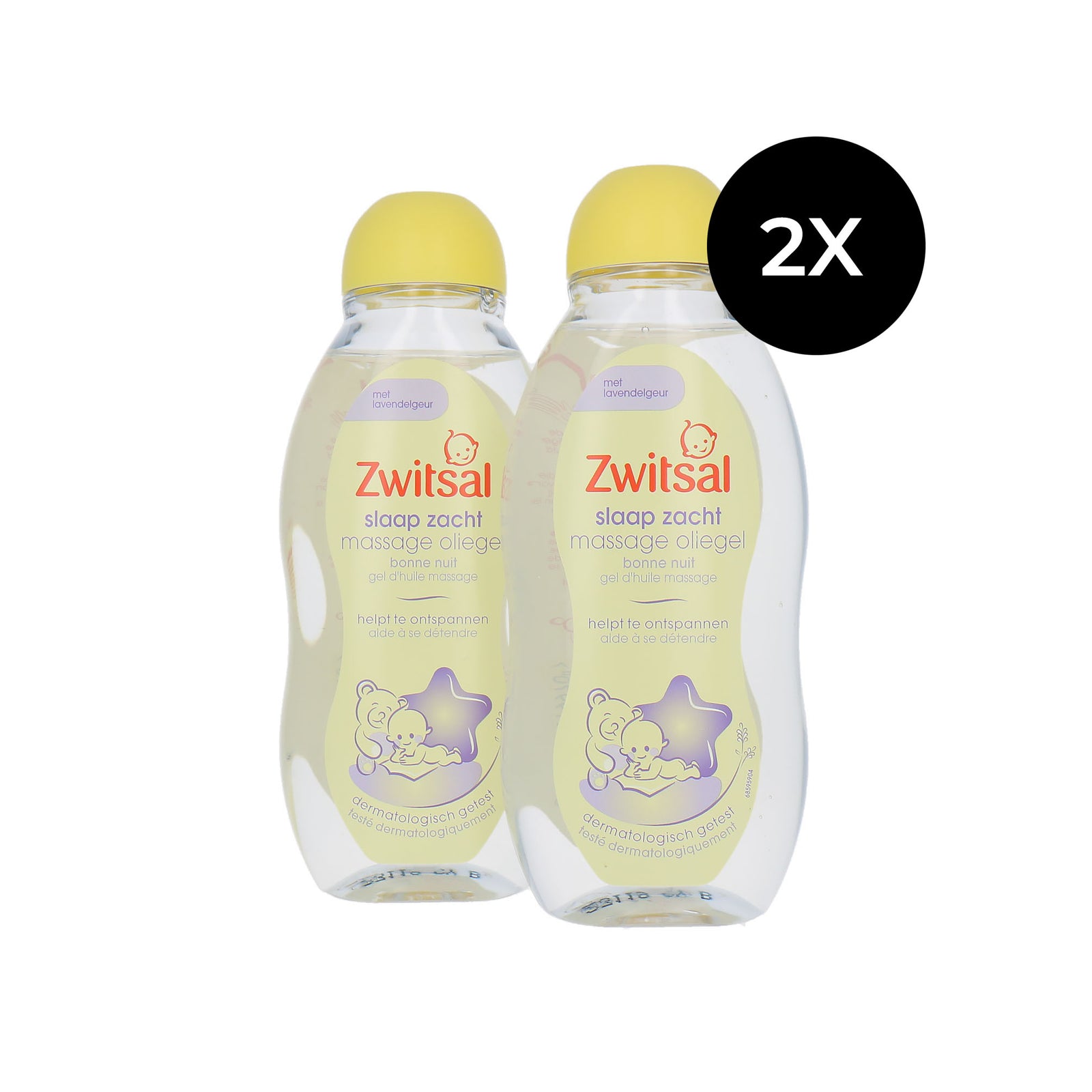 Zwitsal Slaap Zacht Massage Oliegel - 2 x 200 ml