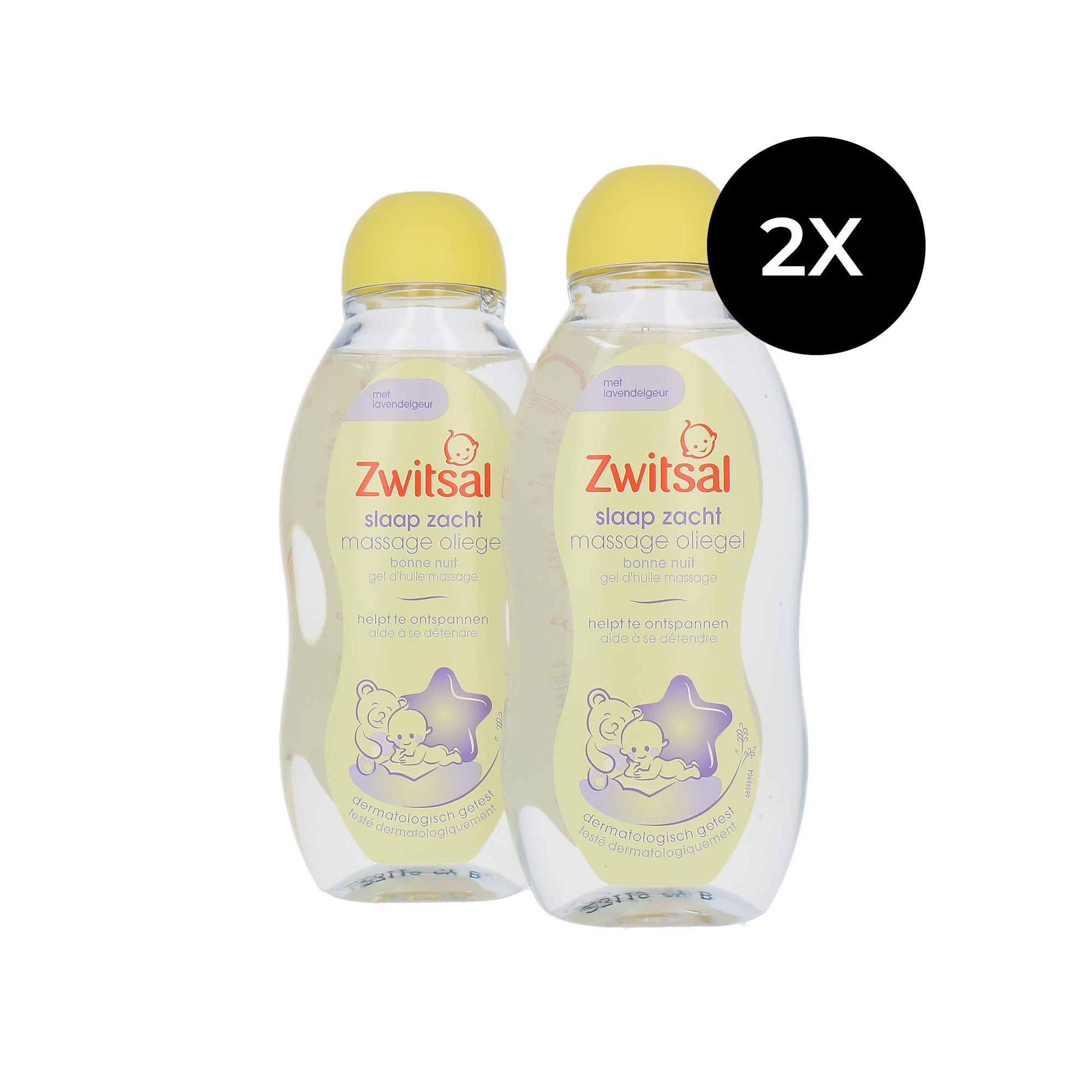 Zwitsal Slaap Zacht Massage Oliegel - 2 x 200 ml