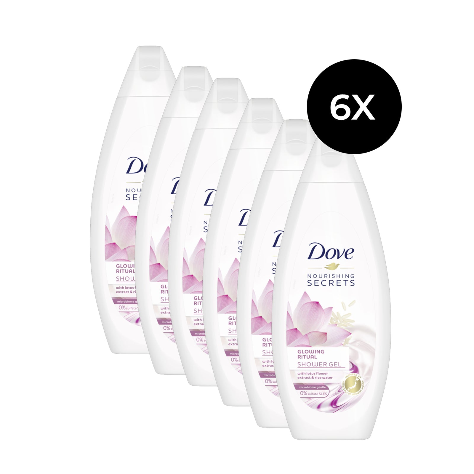 Dove Nourishing Secrets Glowing Ritual Shower Gel - 250 ml (6 stuks)